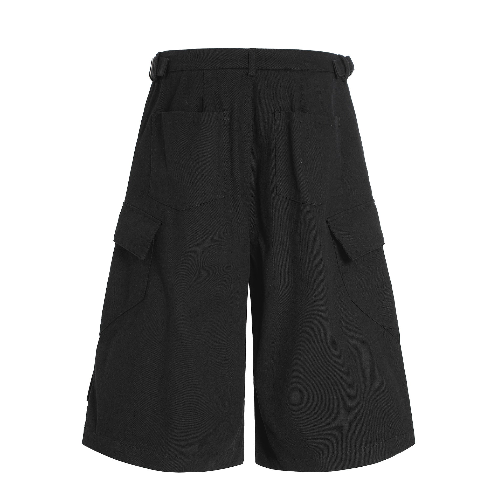 Multi-Pocket Straight Short Cargo Pants