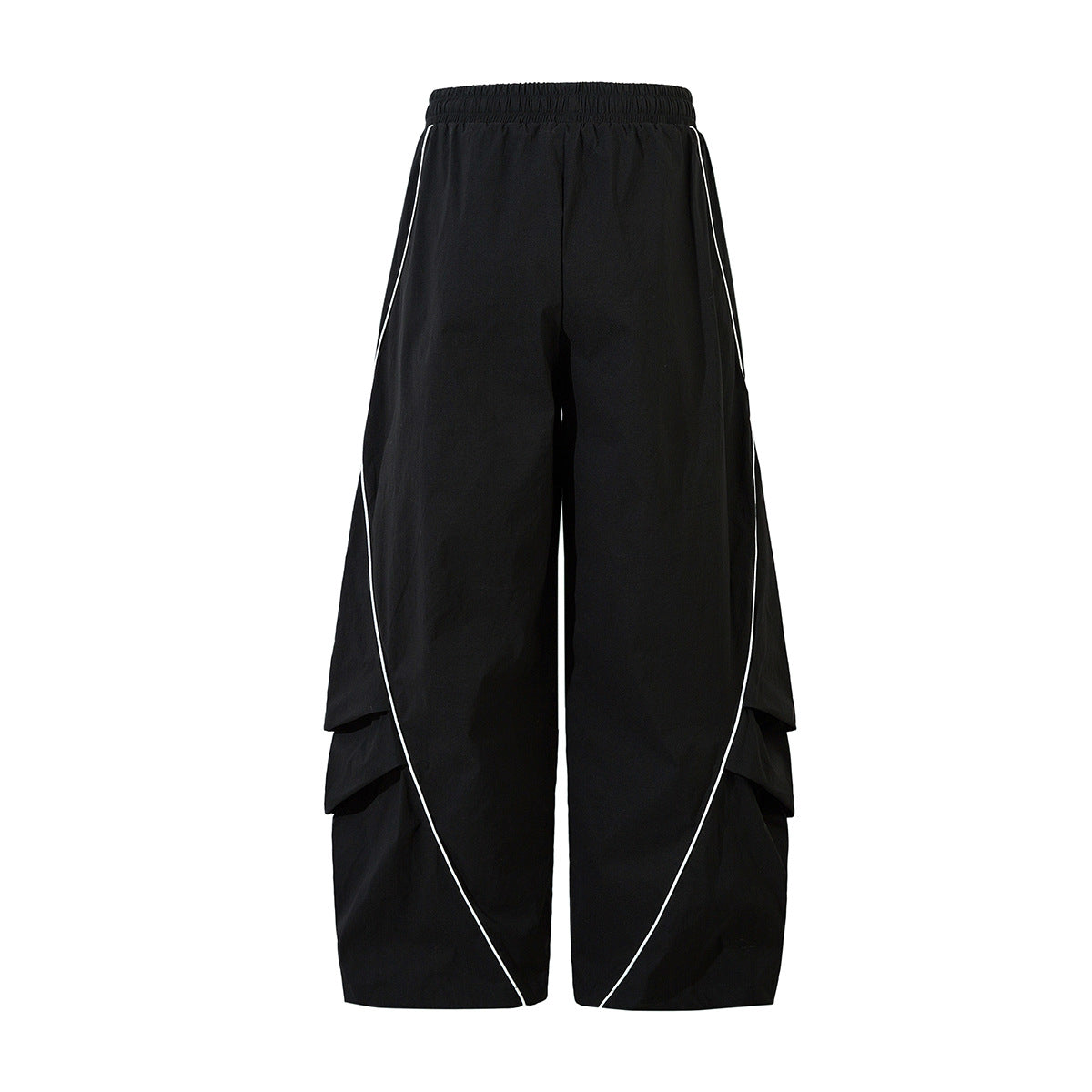 Line Design Wide Leg Curved Pants