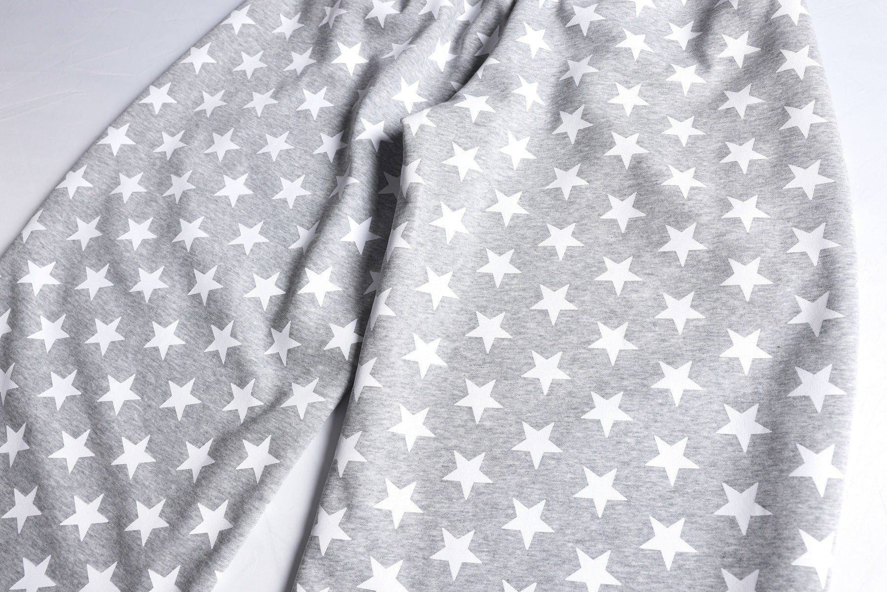 All-Over Print Deconstruction Wide Leg Curved Sweatpants
