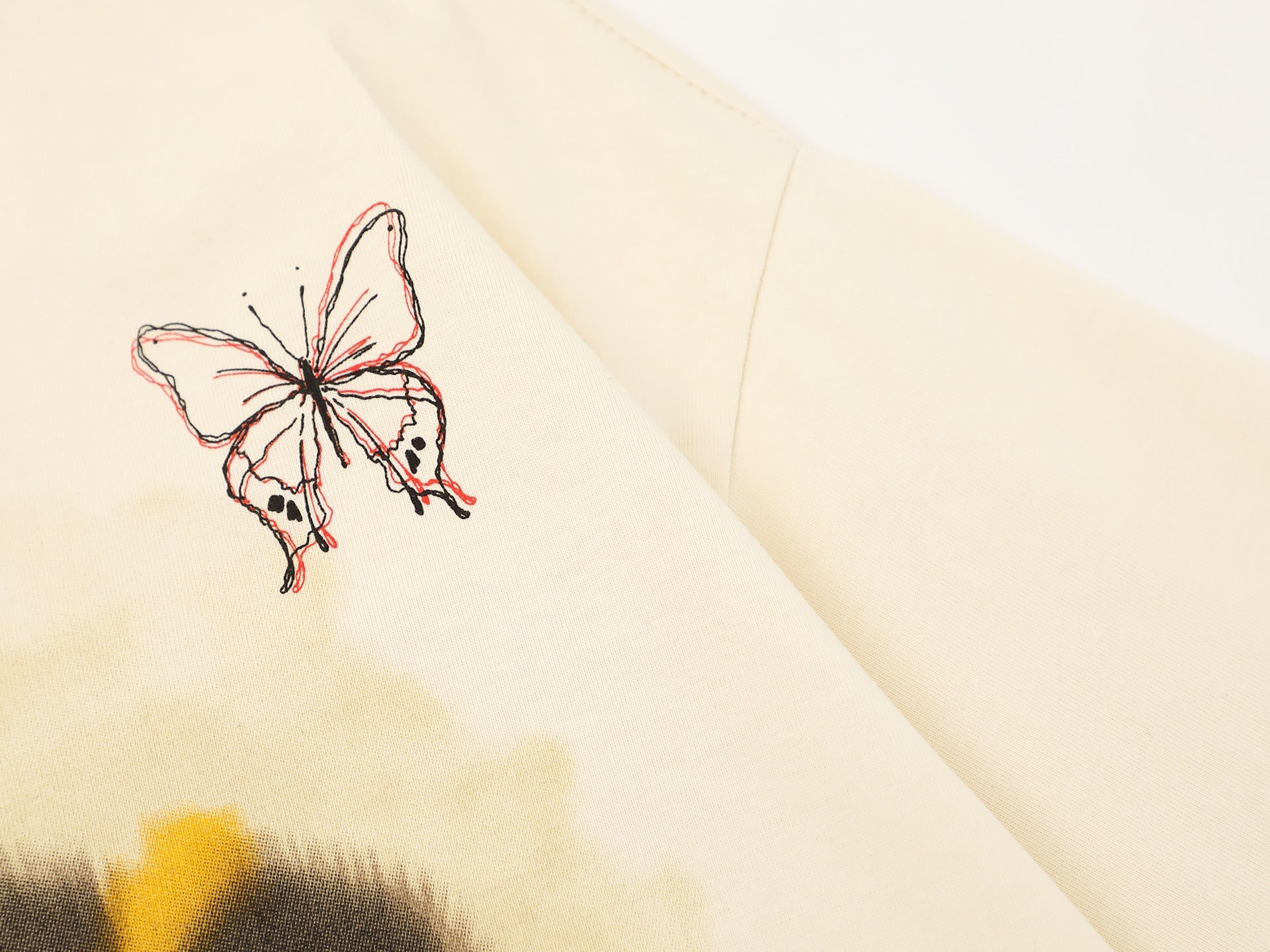 Butterfly Graphic Print Short Sleeve T-Shirt