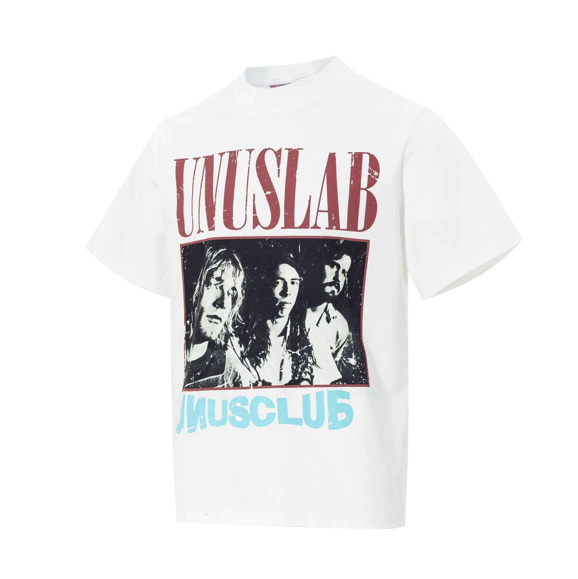 Graphic Portrait Print Short Sleeve T-Shirt
