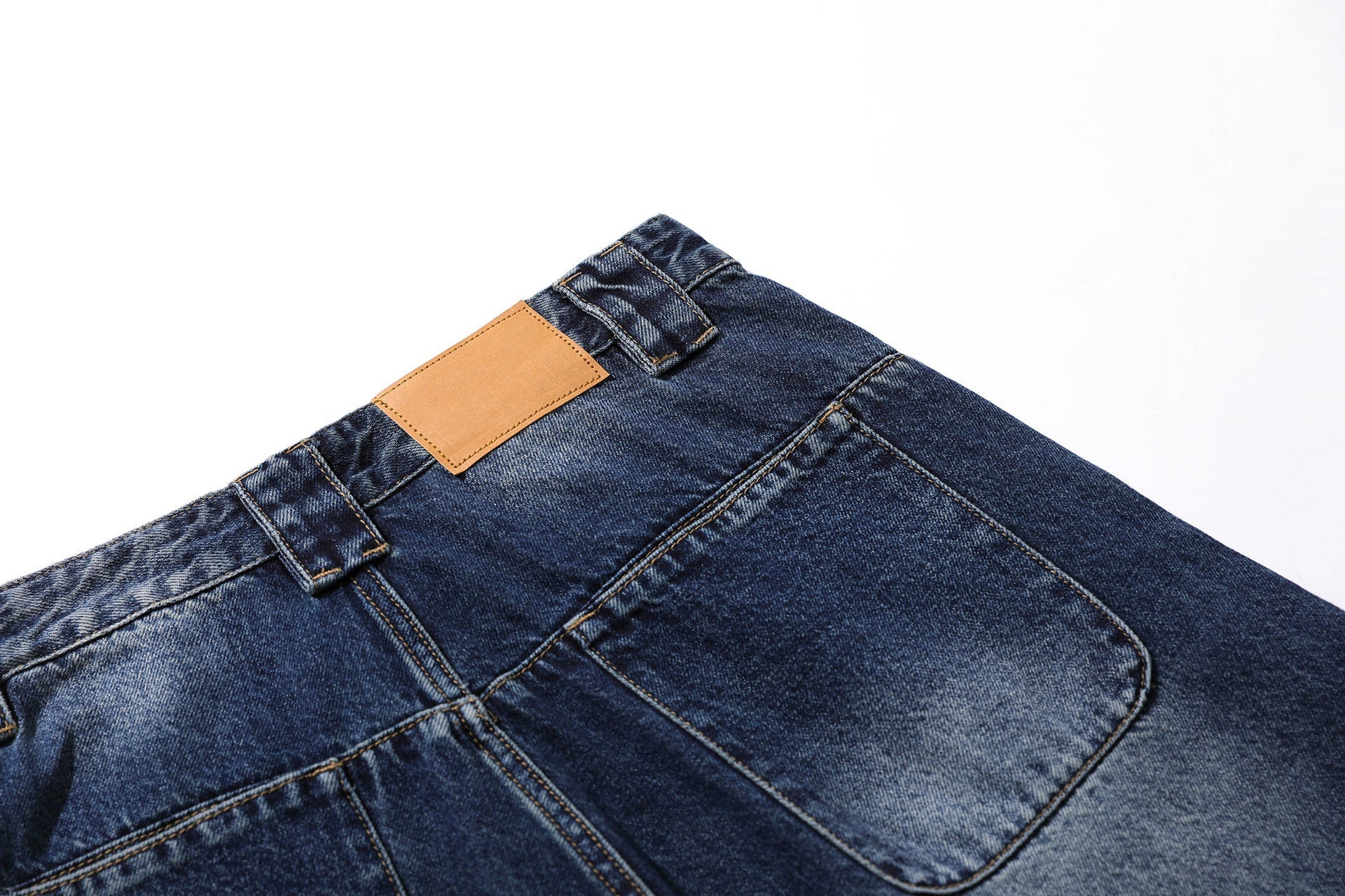 Washed Fade Cropped Denim Jeans