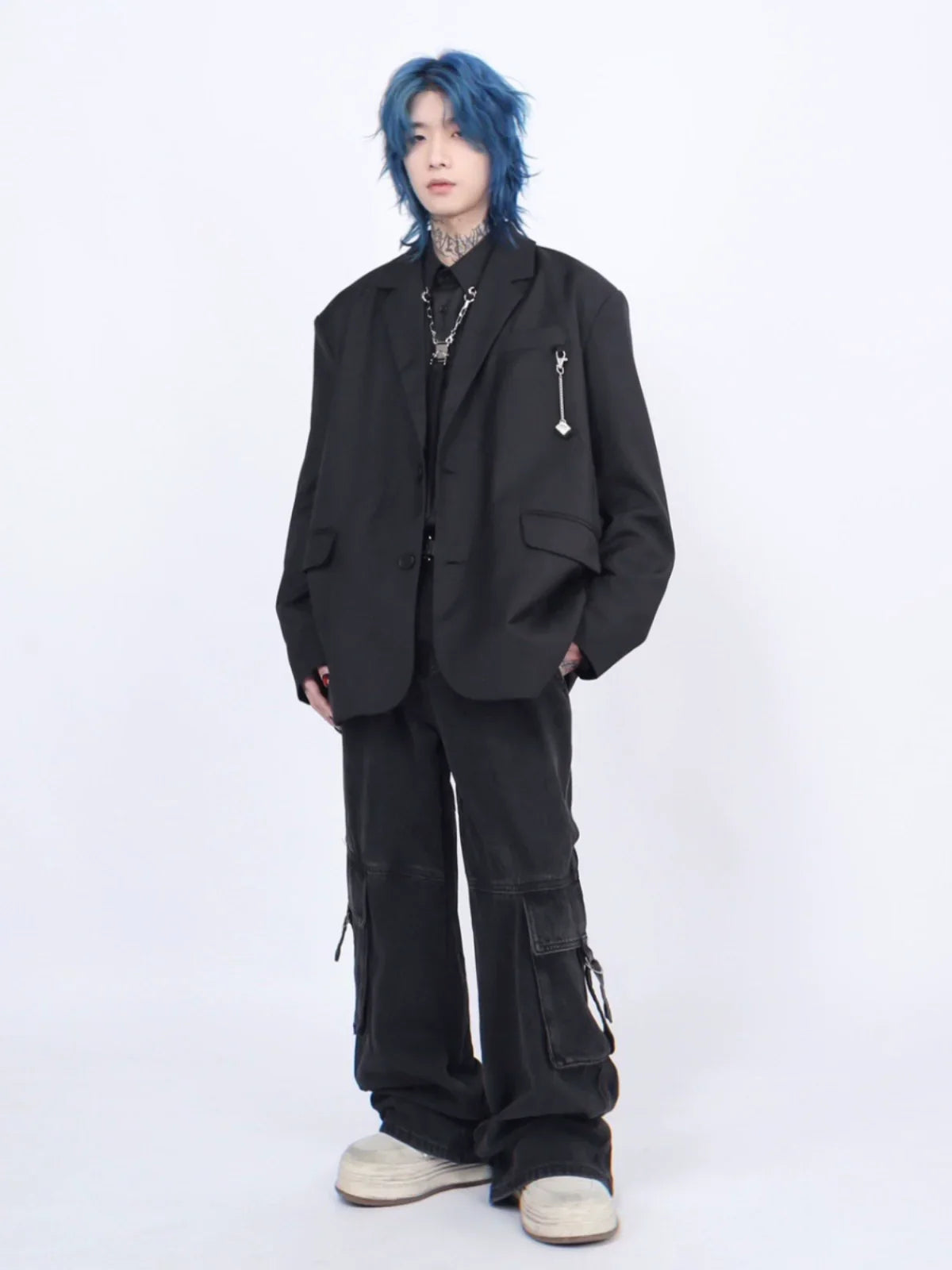 Chain Pendant Design Tailored Jacket