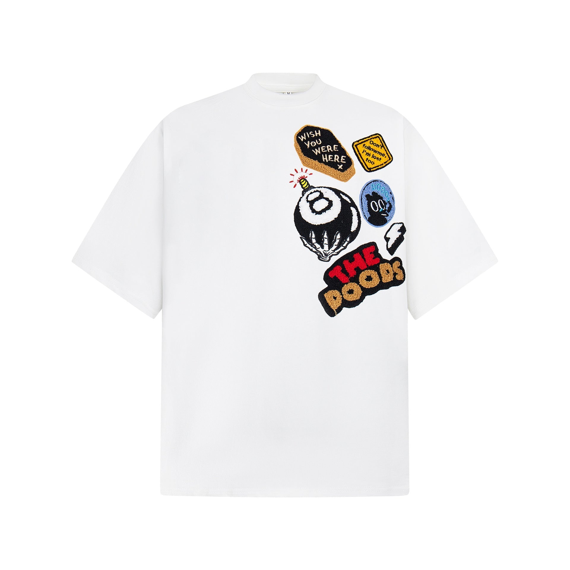 Heavyweight 8 Ball Graphic Oversize Short Sleeve T-Shirt