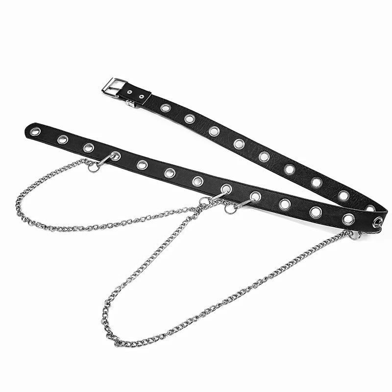 PU Leather Design Metal Buckle Belt