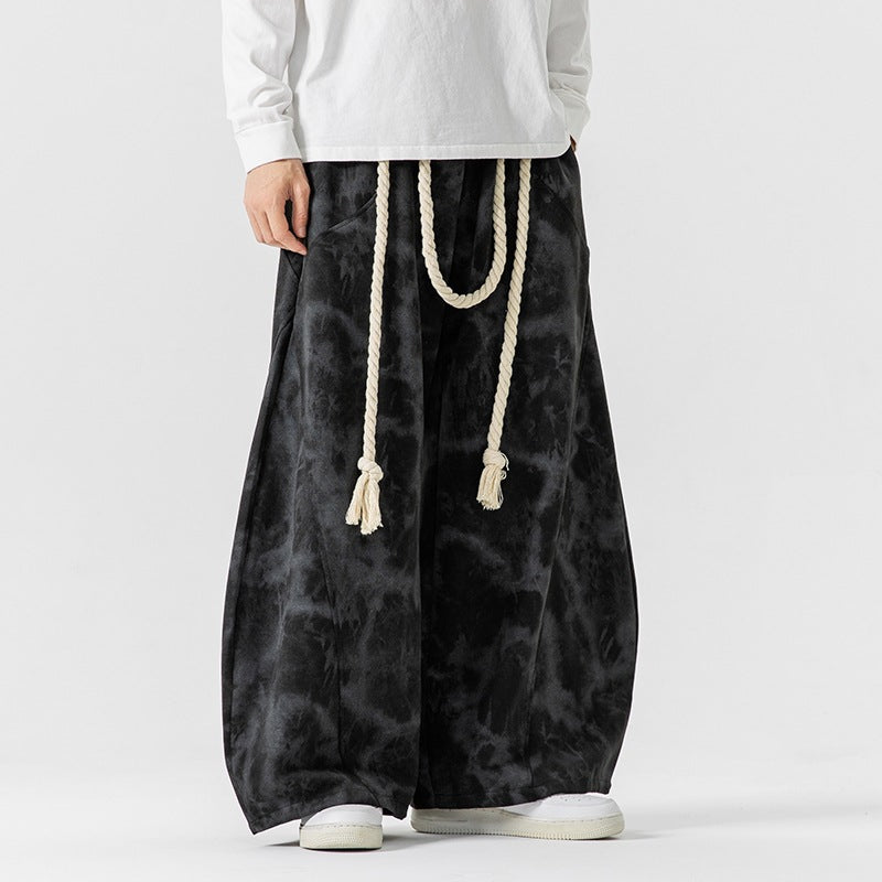 Pantaloni della tuta casual tie-dye