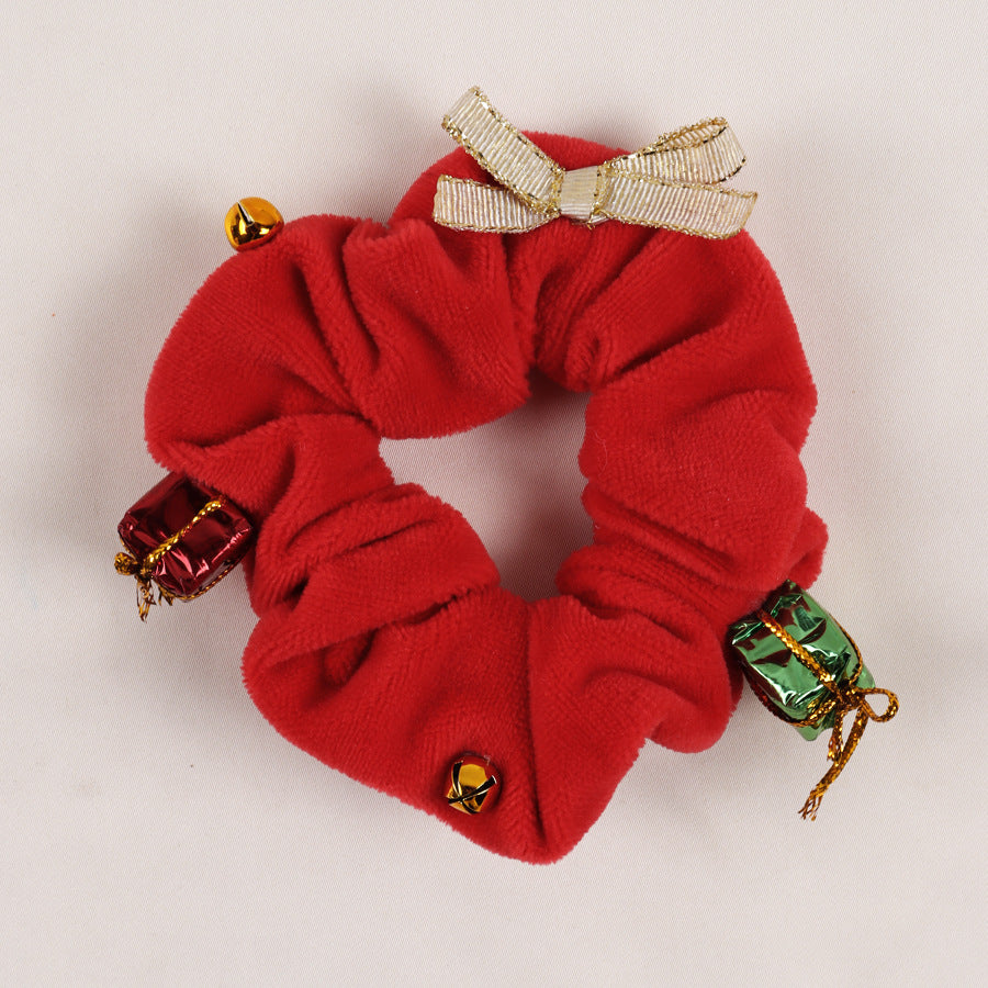 Christmas bell large intestine scrunchie