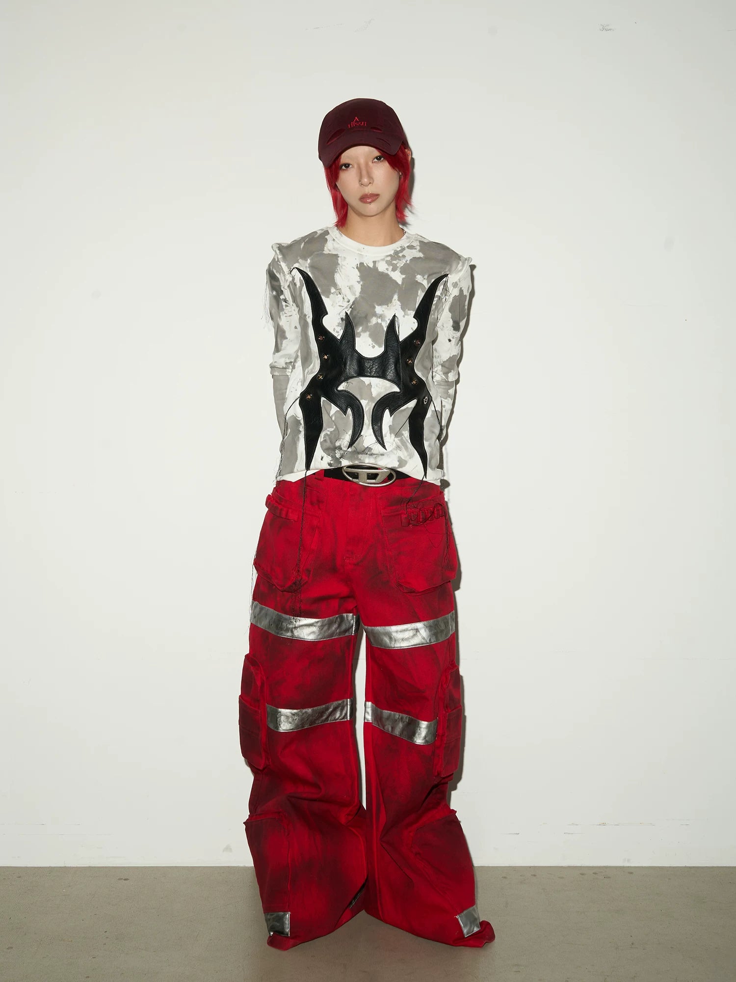 Reflective Stripe Cargo Pants