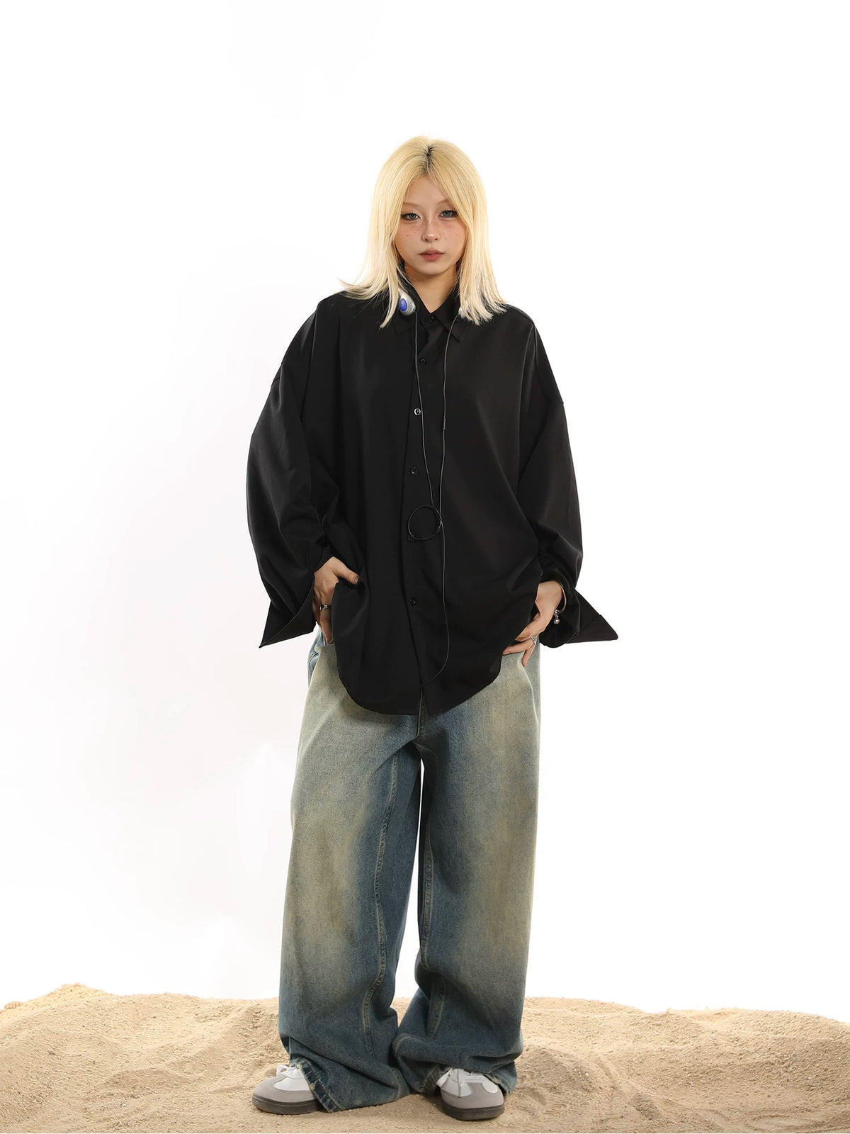 Oversize Shirt Na1688-K