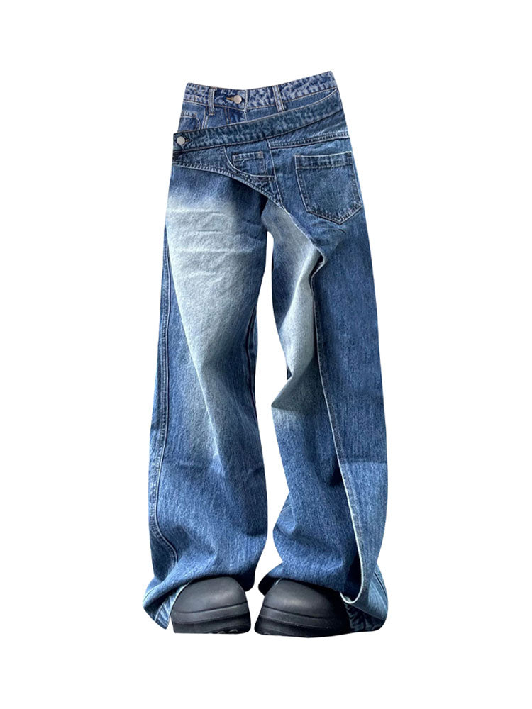 Jeans déconstruits et déplacés