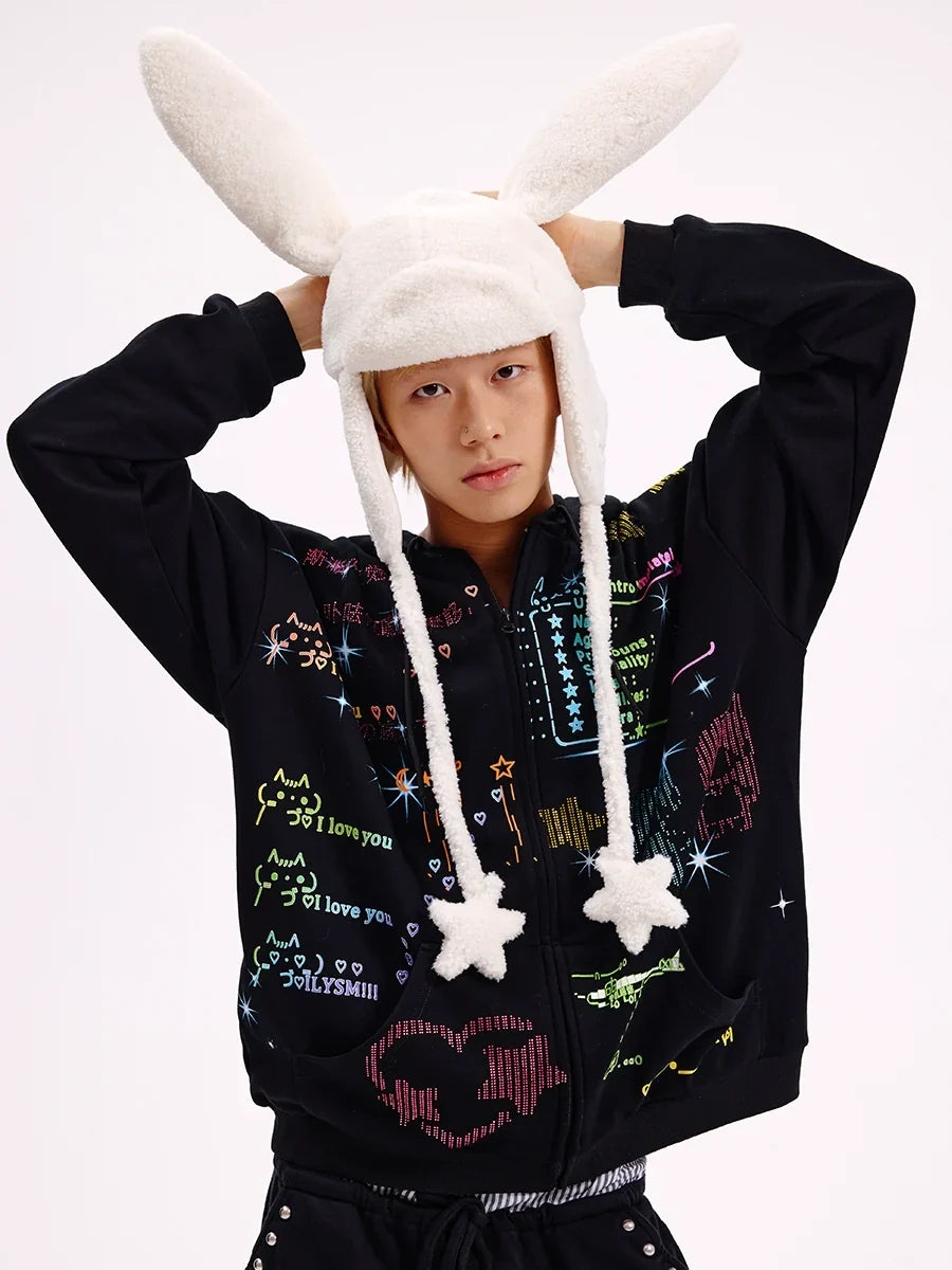 Rabbit Ear Plush Hat