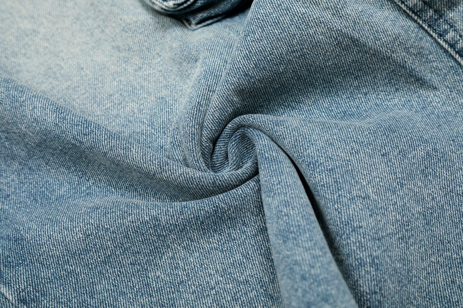 Washed Multi Pocket Curved Denim Jeans