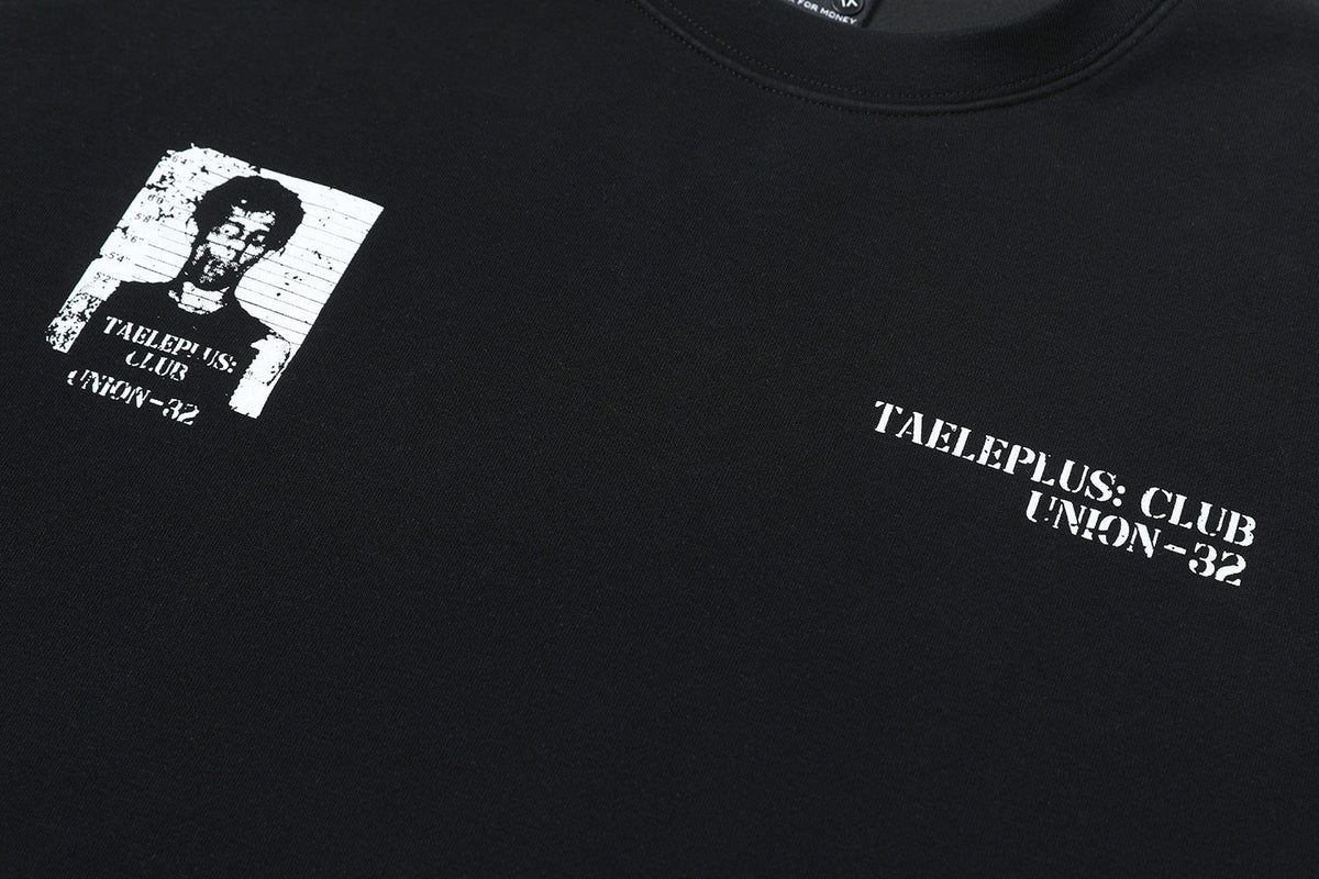Portrait Logo Print Long Sleeve T-Shirt