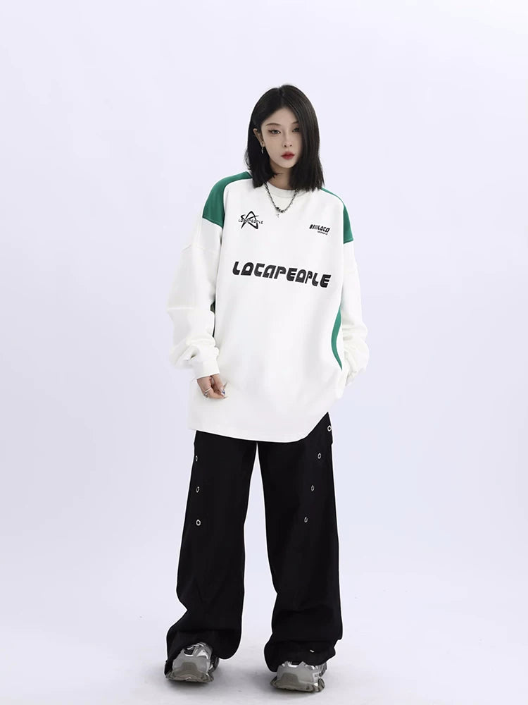 Oversized Round-Neck Sweatshirt
