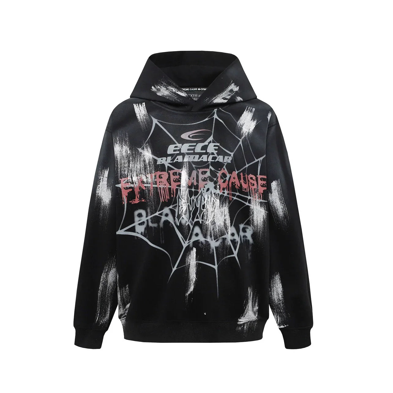 Oversize Print Hoodie