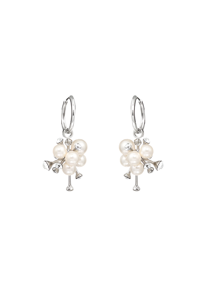 SUMIYAKI original radial creative horn pearl earring earrings