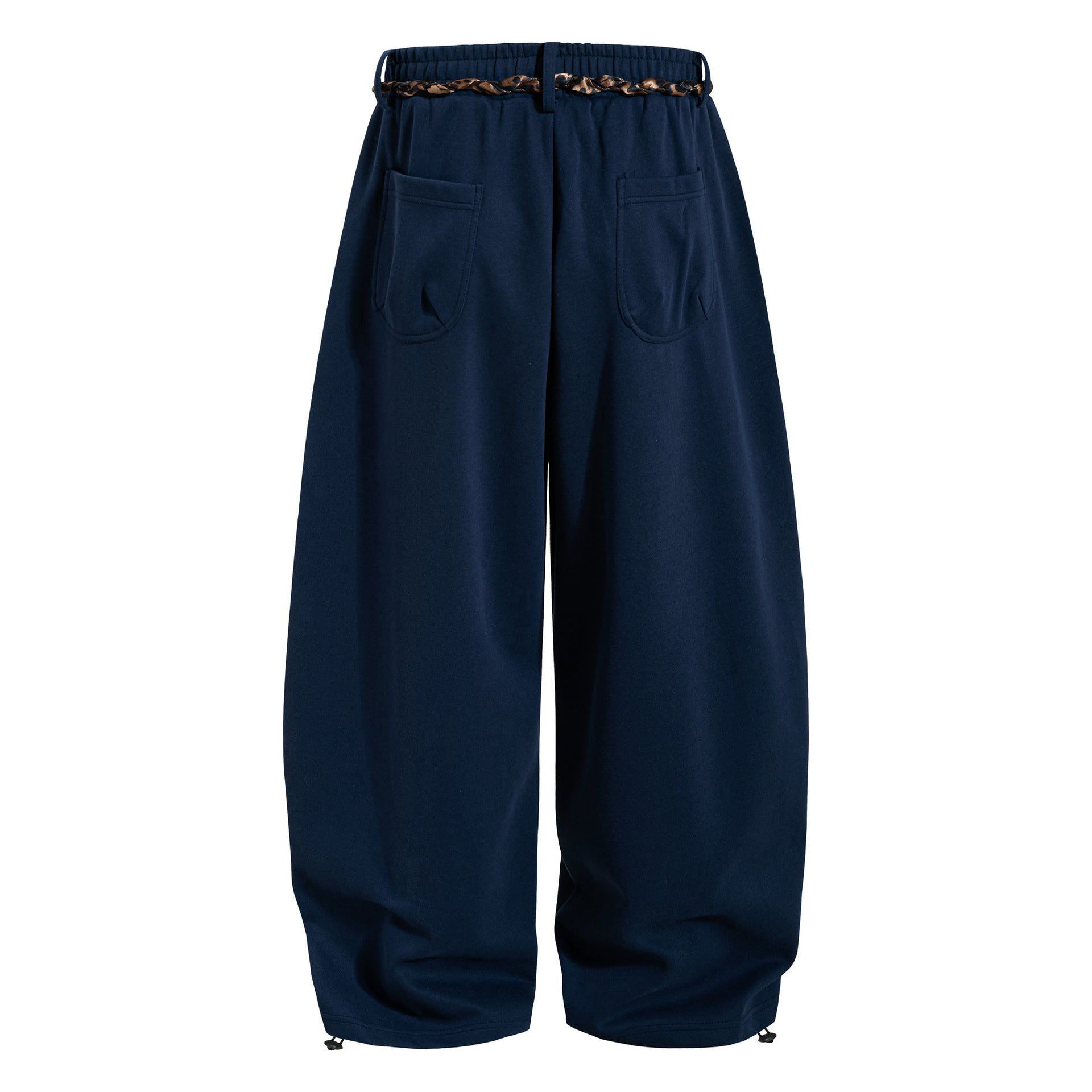 Sporty Curved Wide Leg Pants