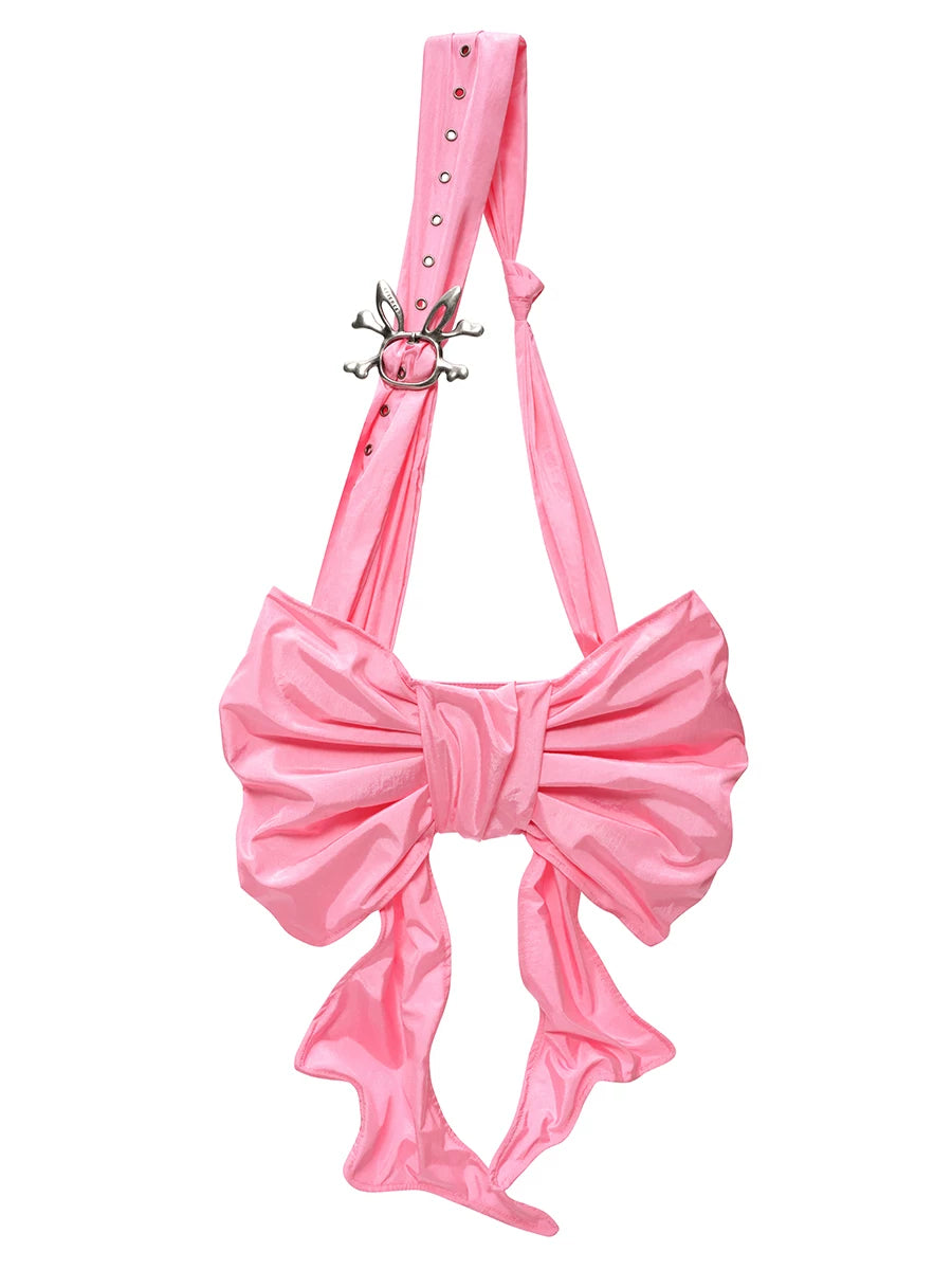 Bolso bandolera ligero con lazo