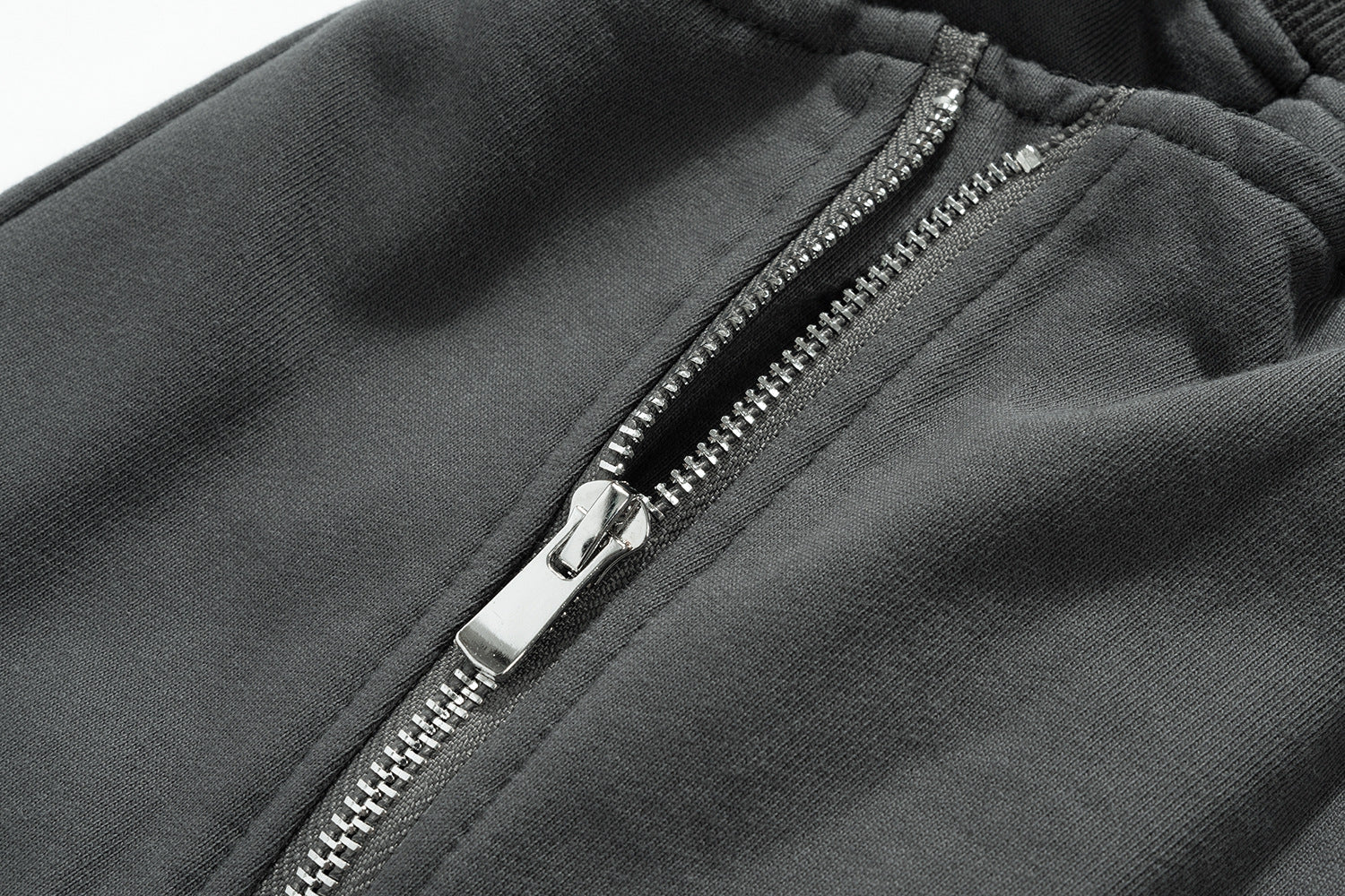 Drawstring Zipper Short Pants