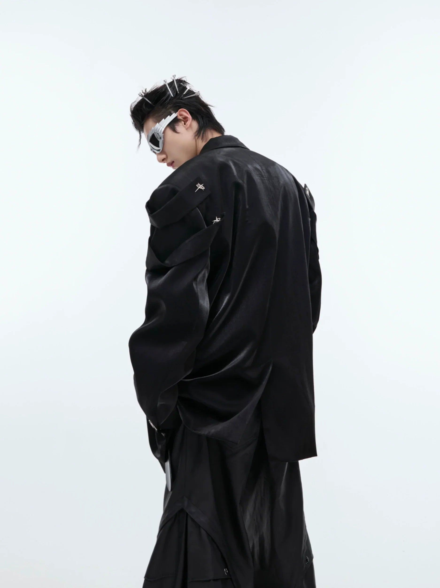 Oversize Shoulder Pad Tailored Jacket