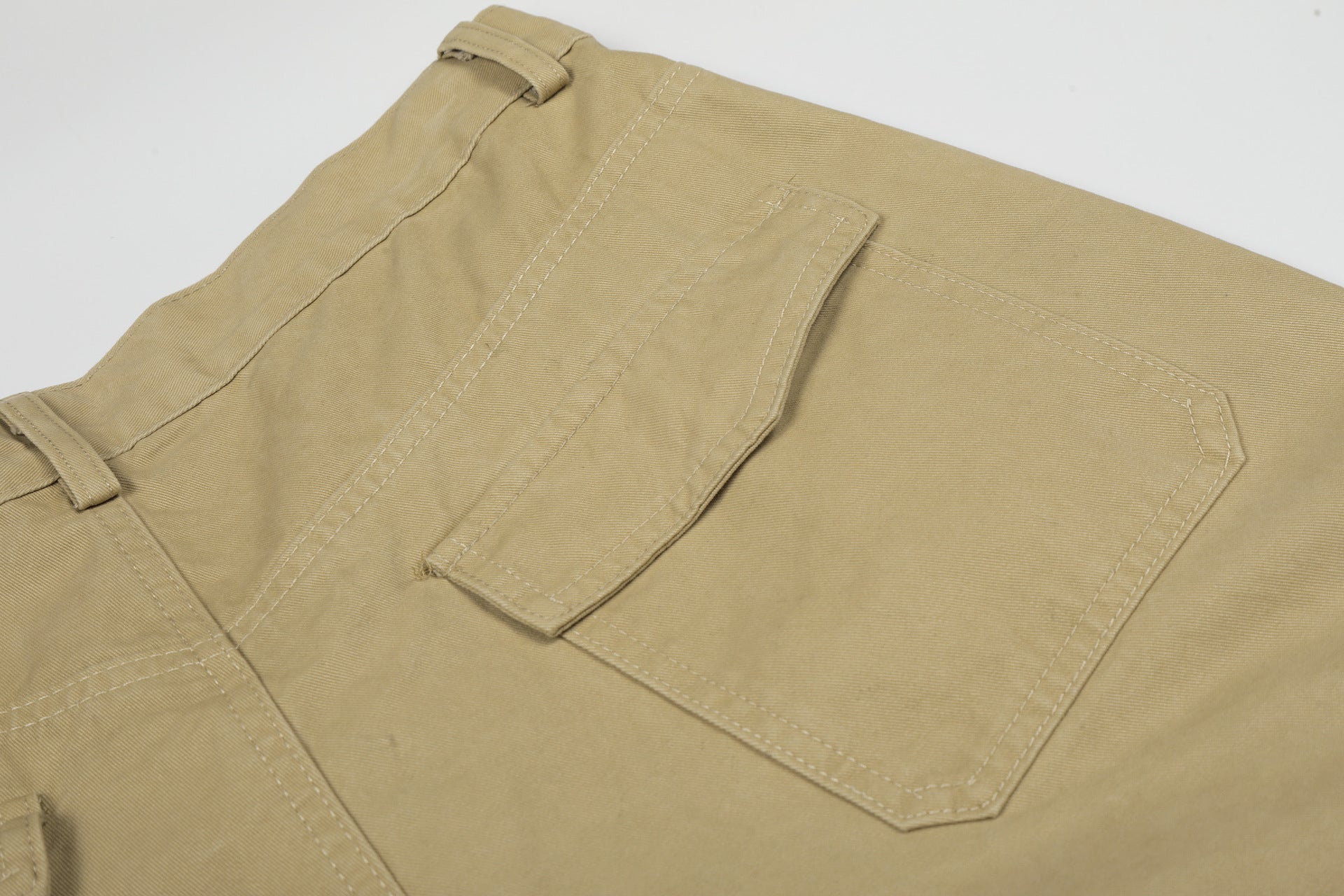 Washed Wide Leg Cargo Jort