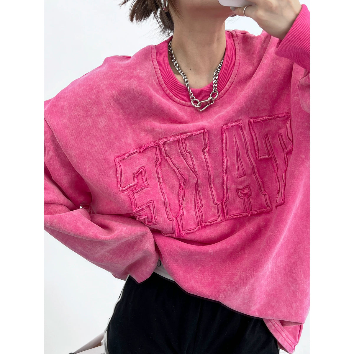 Washed Oversized Sweatshirt