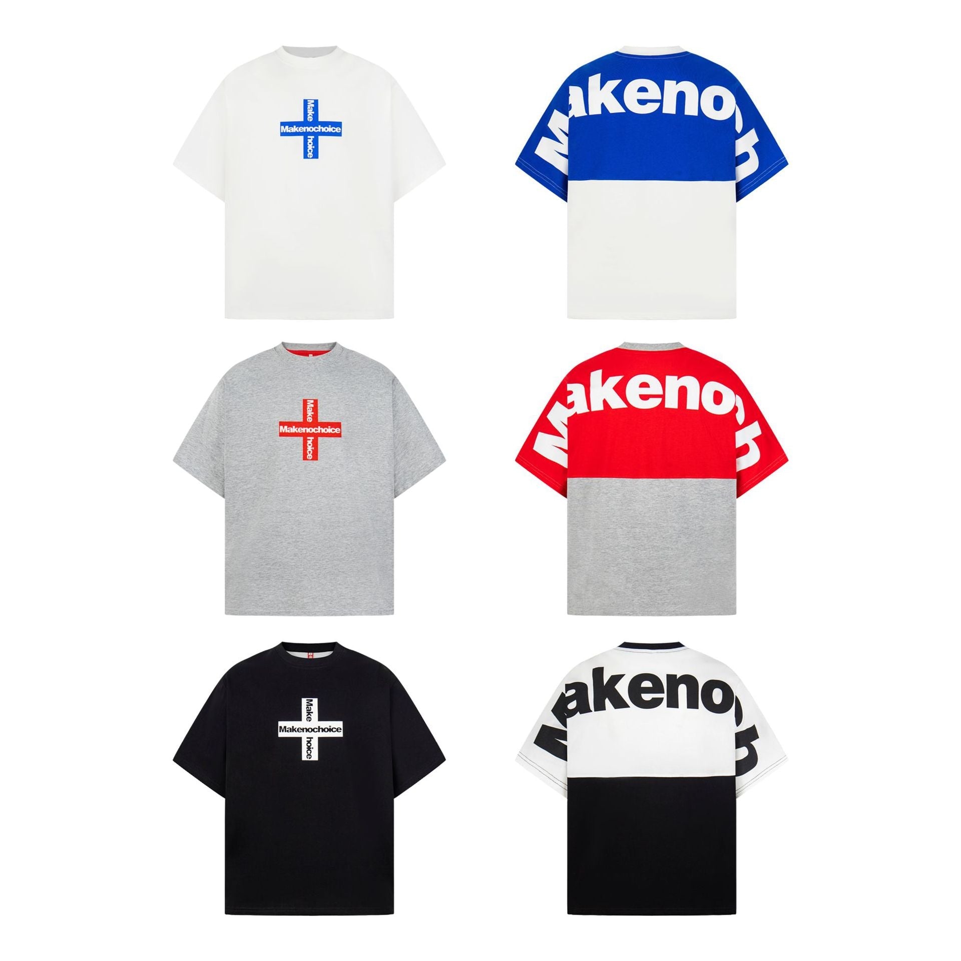 Letter Print Patchwork Oversize Short Sleeve T-Shirt