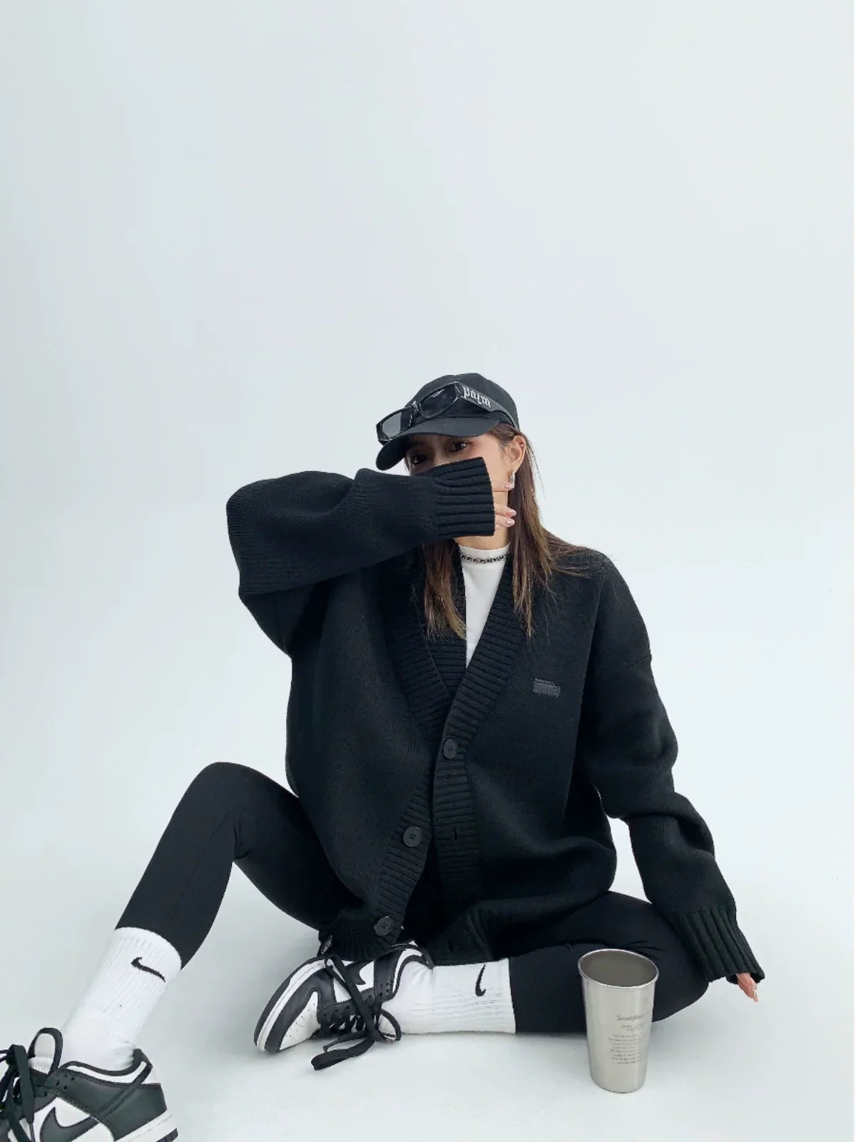 Oversized Heavyweight Knit Cardigan