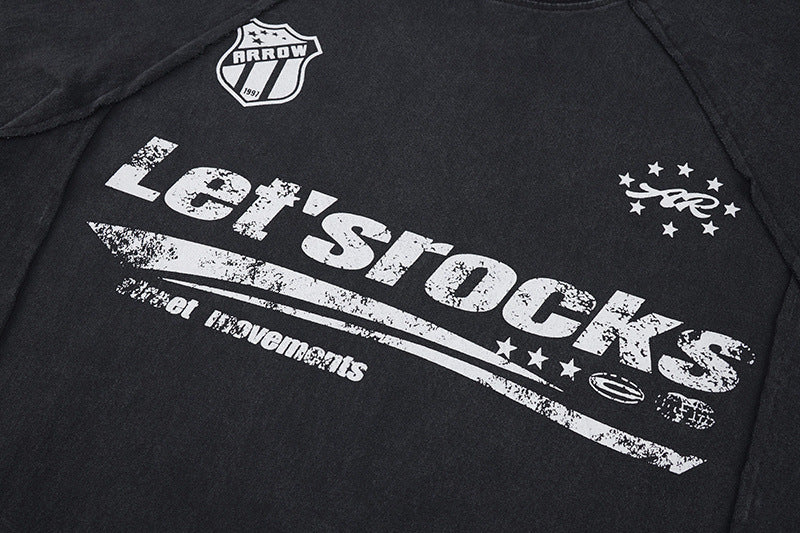 Washed Logo Print Short Sleeve T-Shirt