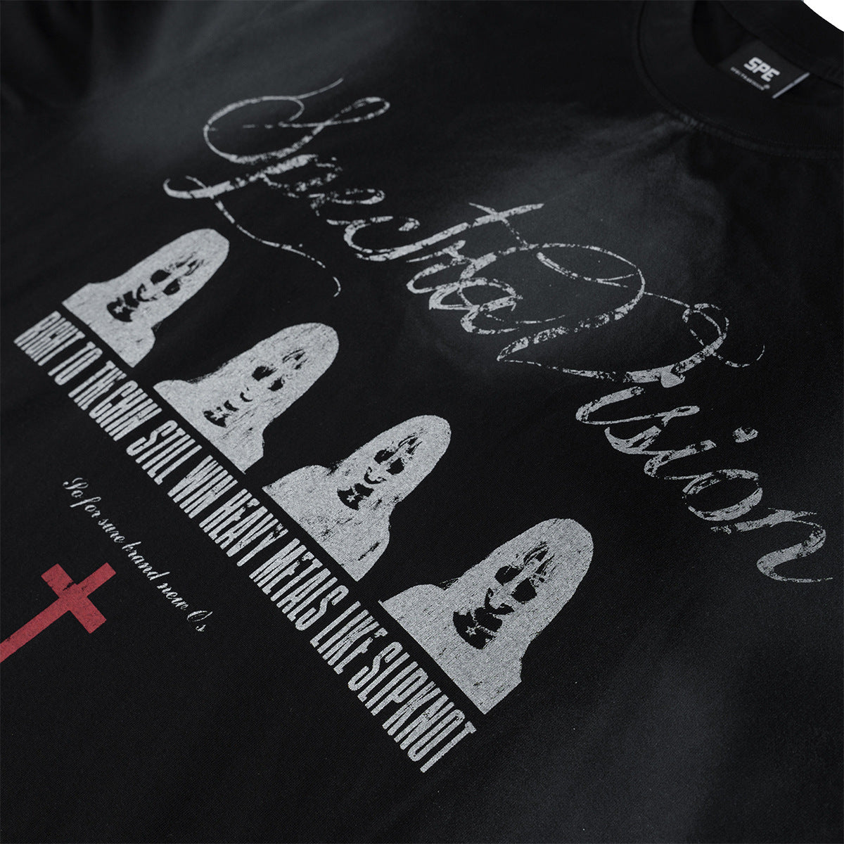 Washed Graphic Print Short Sleeve T-Shirt