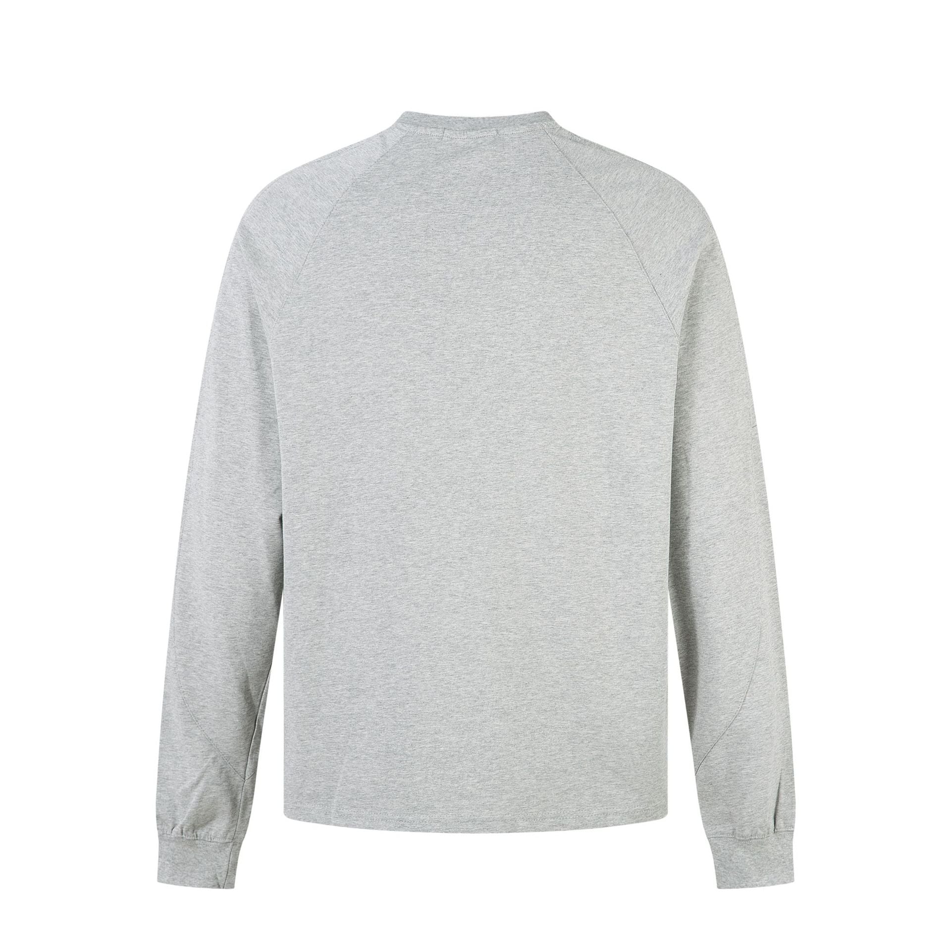 High-Neck Heavyweight Stripe Long Sleeve T-Shirt