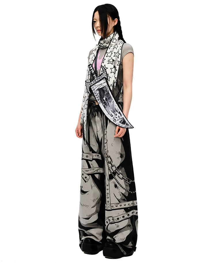 Star Design Scarf