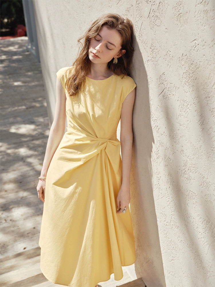 Prom specials - Simple N Temple Waist Sleeveless Dress