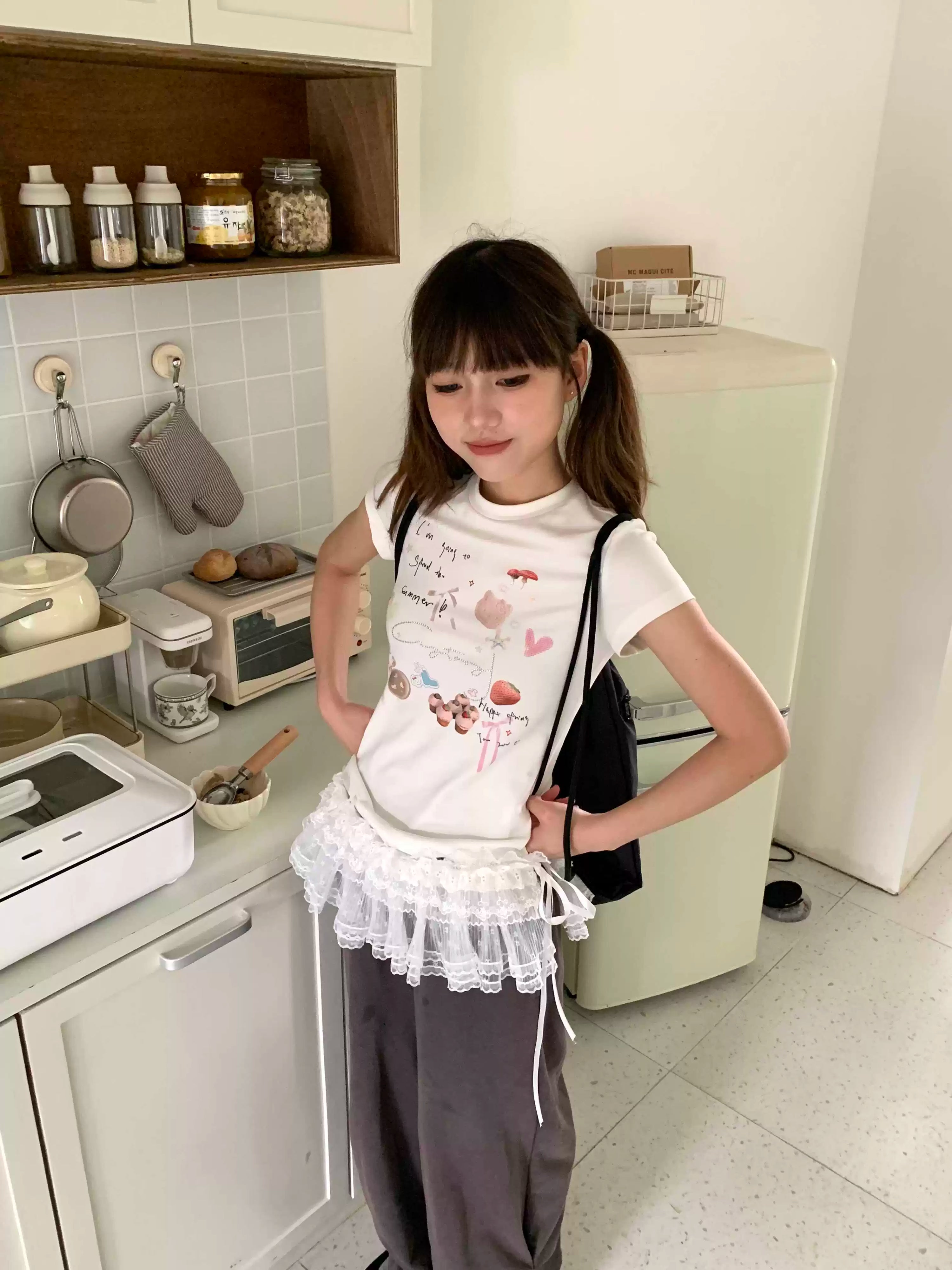 Graphic Rhinestone Short Sleeve T-Shirt