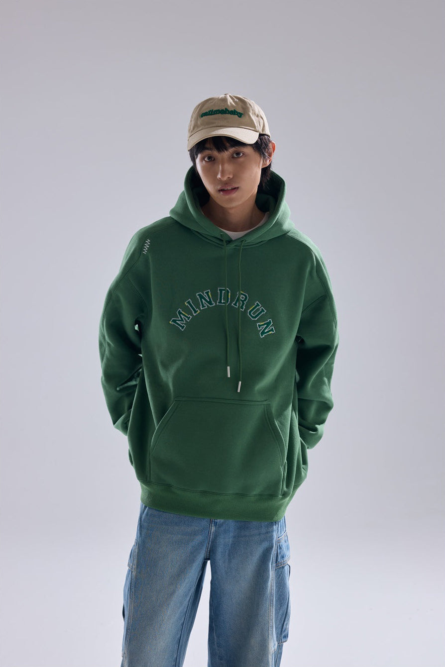Sudadera con capucha de polar acolchada y suelta
