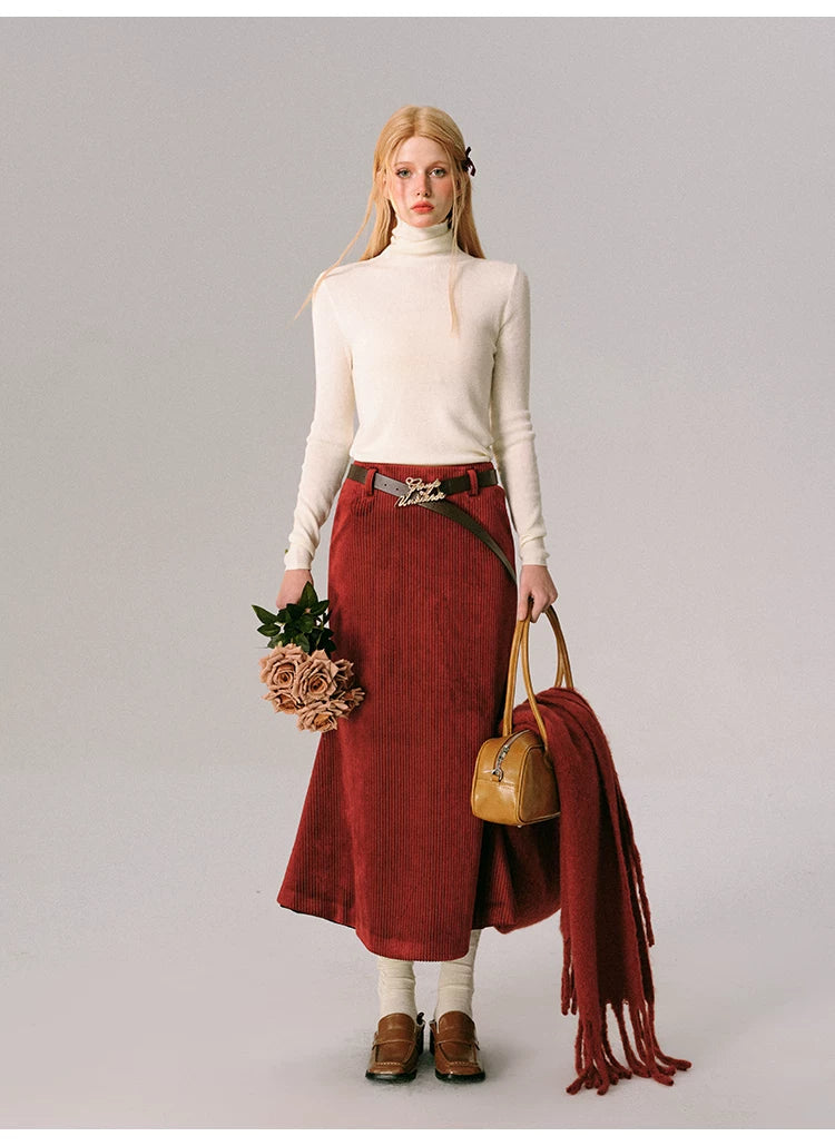 Ensemble veste zippée en velours, jupe courte plissée et jupe sirène