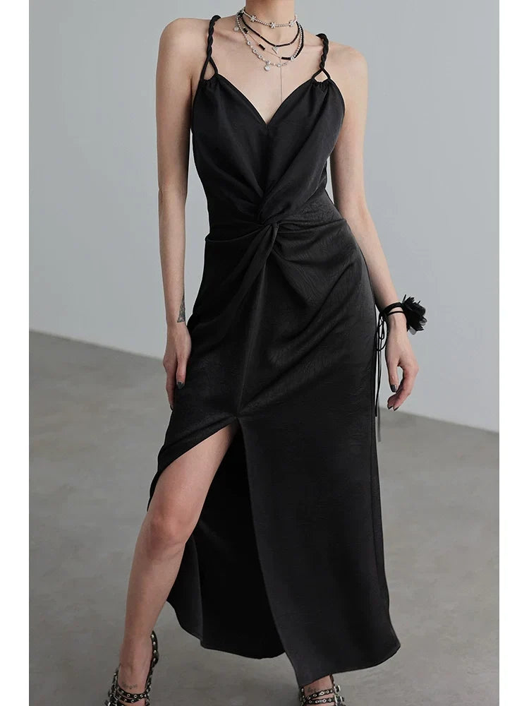 Slit Design Camisole Dress