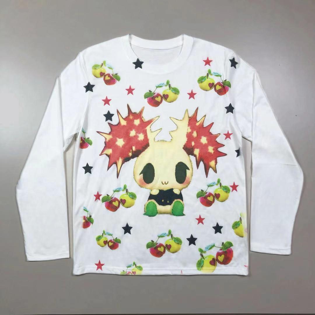 Graffiti Print Long Sleeve T-Shirt