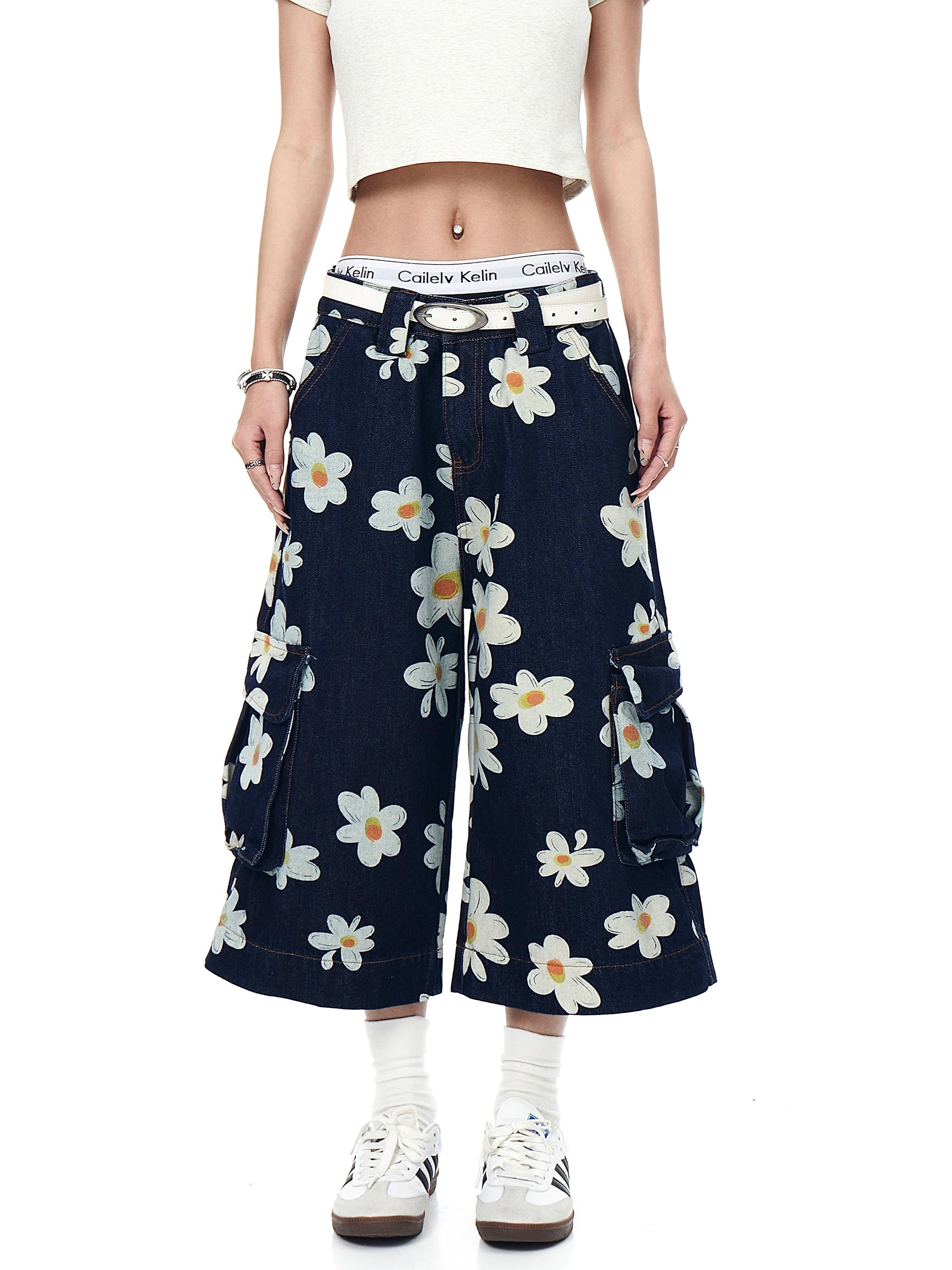 Vintage Daisy Floral Jorts - MADXMARX