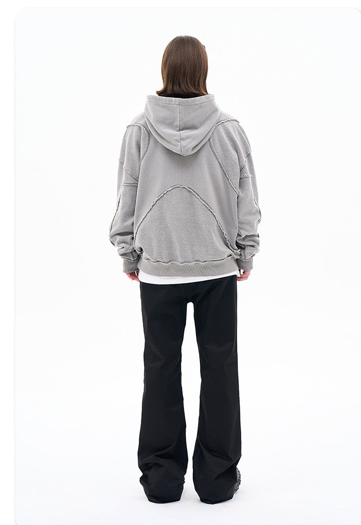 Sweat à capuche futuriste Y2K Stitch