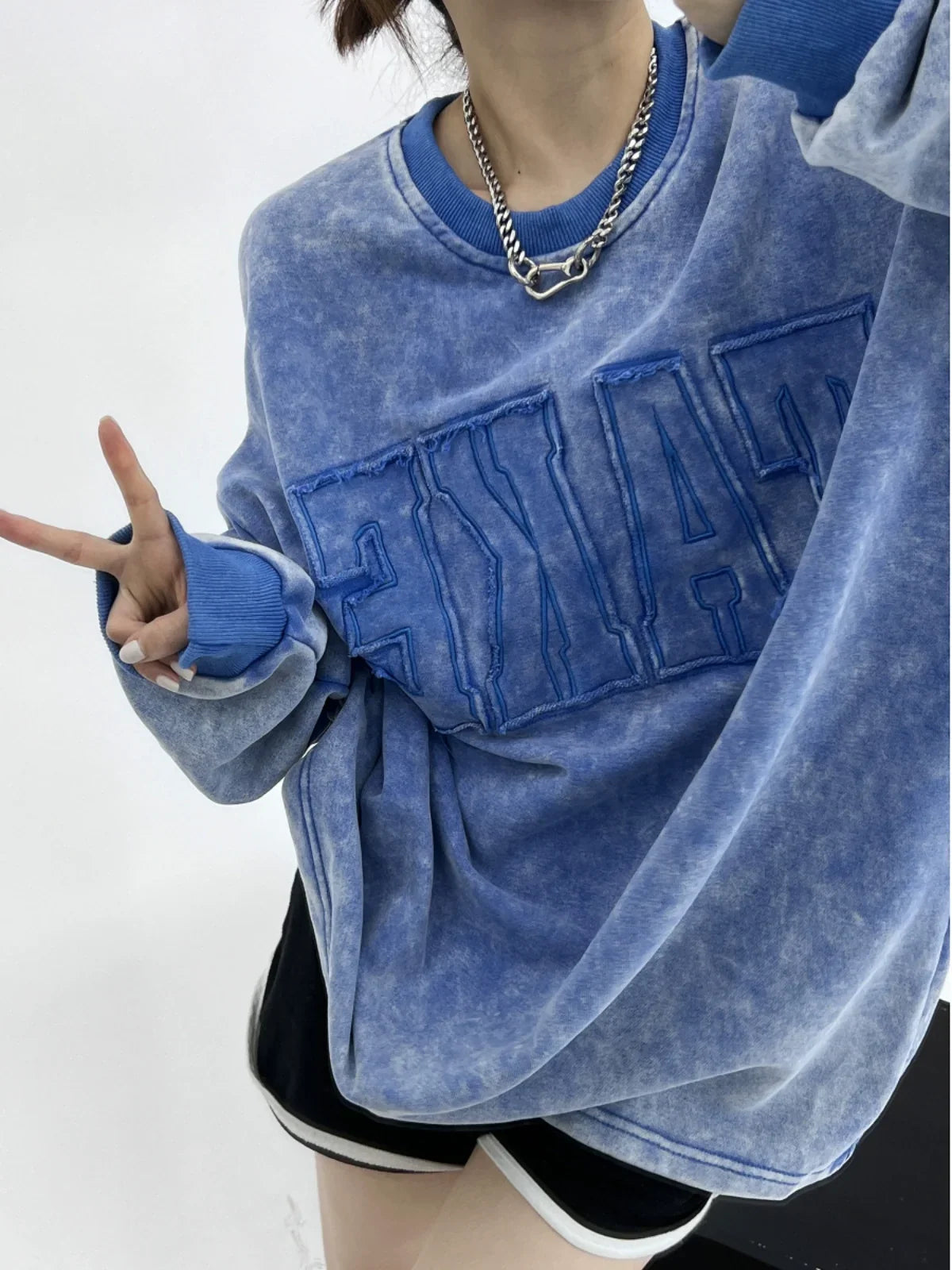 Washed Oversized Sweatshirt