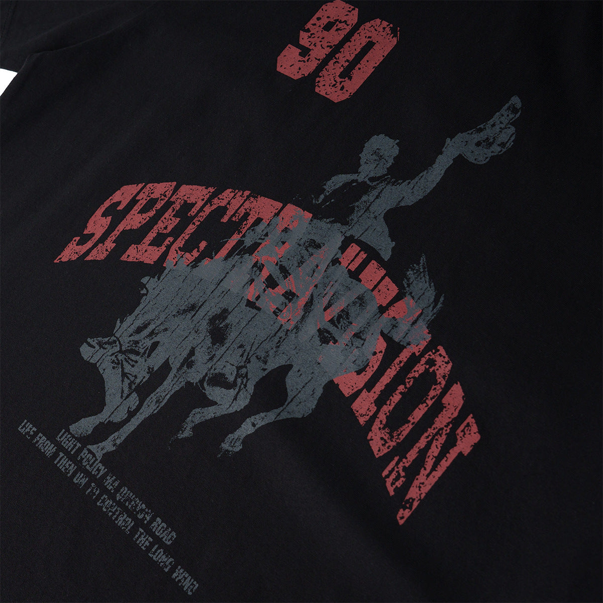Art Letter Print Short Sleeve T-Shirt