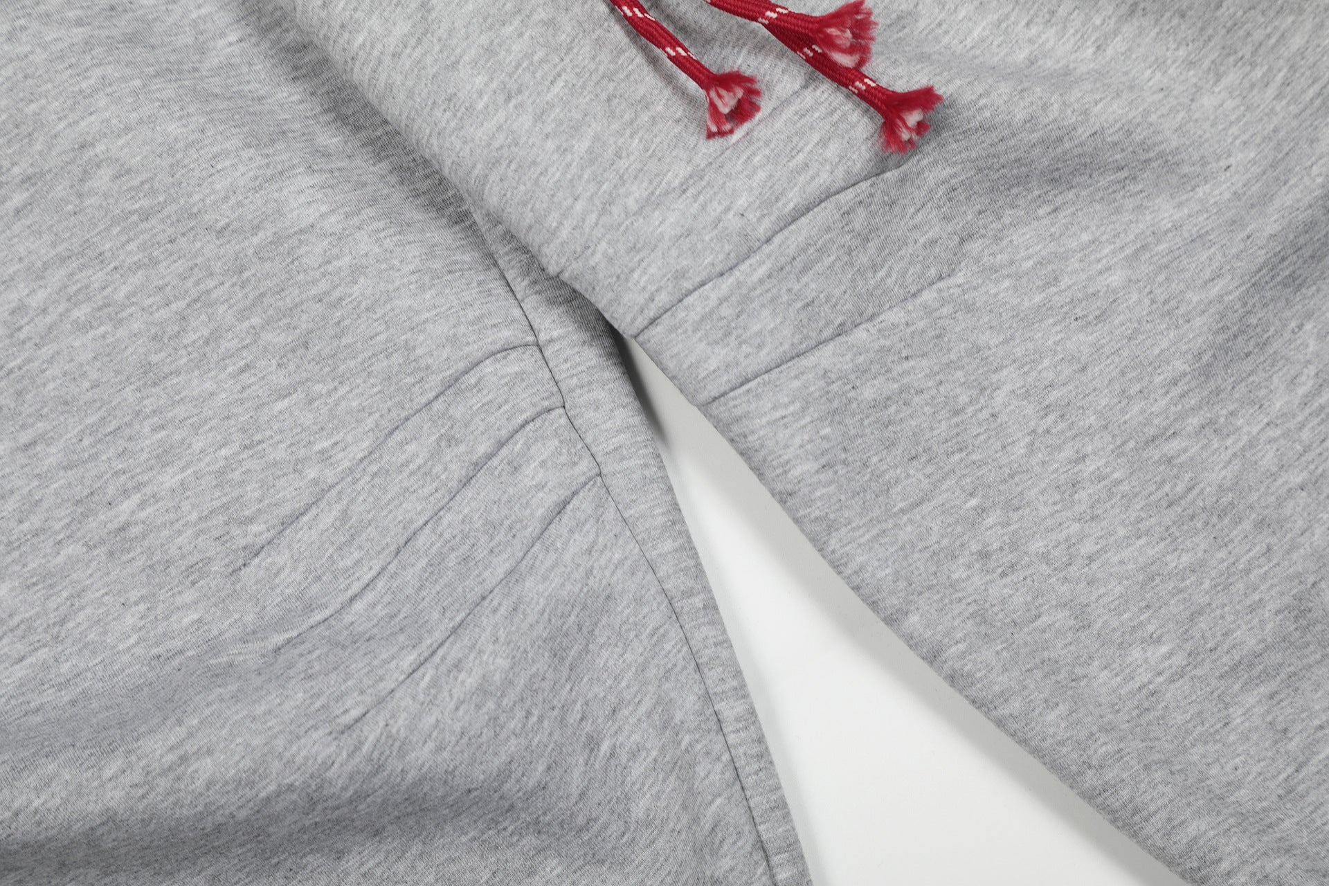 Rope Drawstring Curved Wide Leg Sweatpants