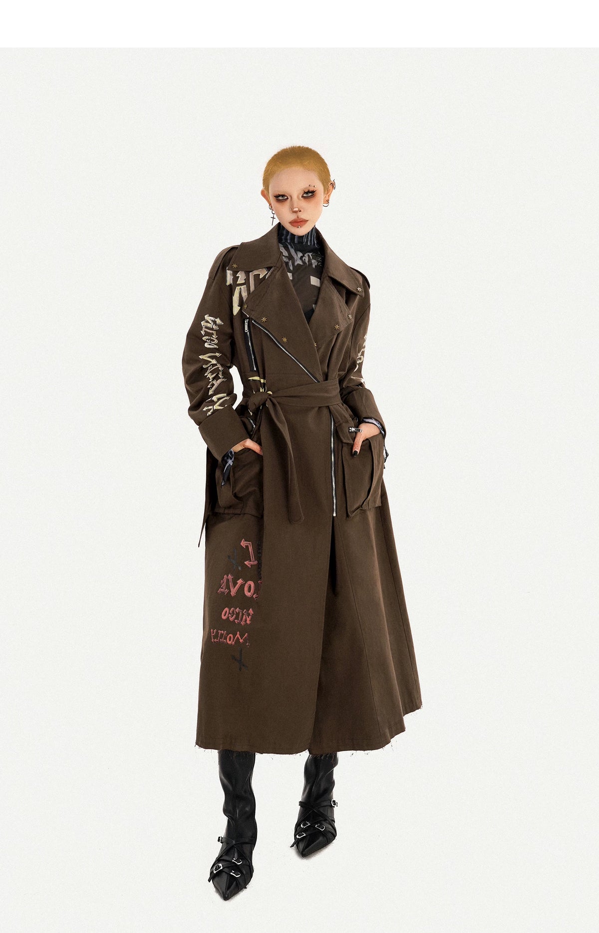Tailored Lapel Oversize Long Coat