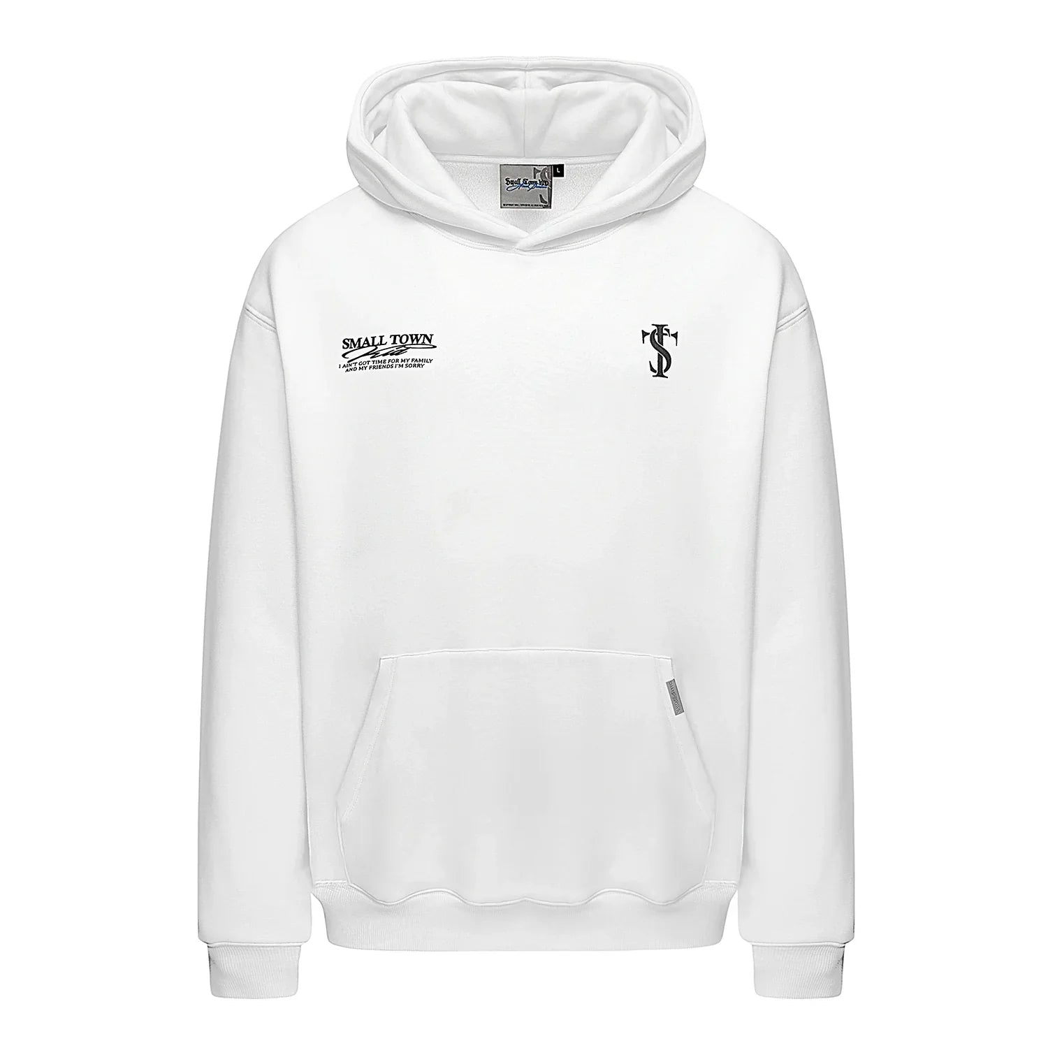 Typography Graphic Pullover Hoodie