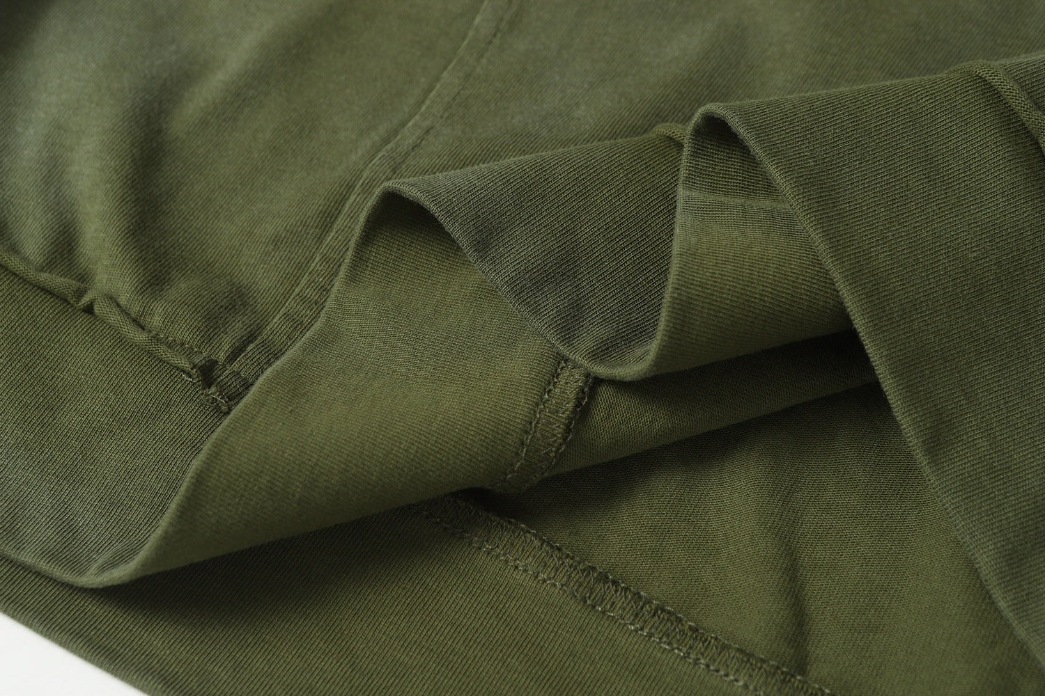Washed Raw Hem Short Sleeve T-Shirt