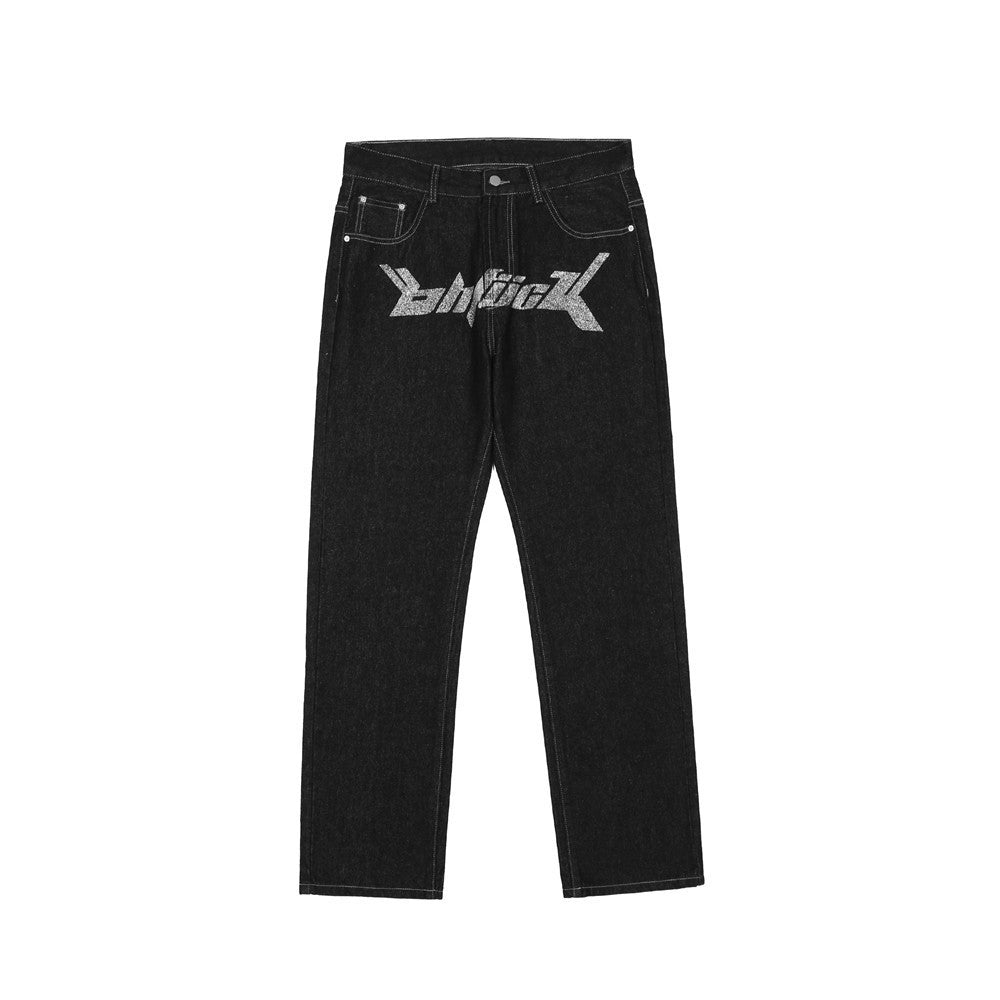 Dollars Printed Denim Jeans
