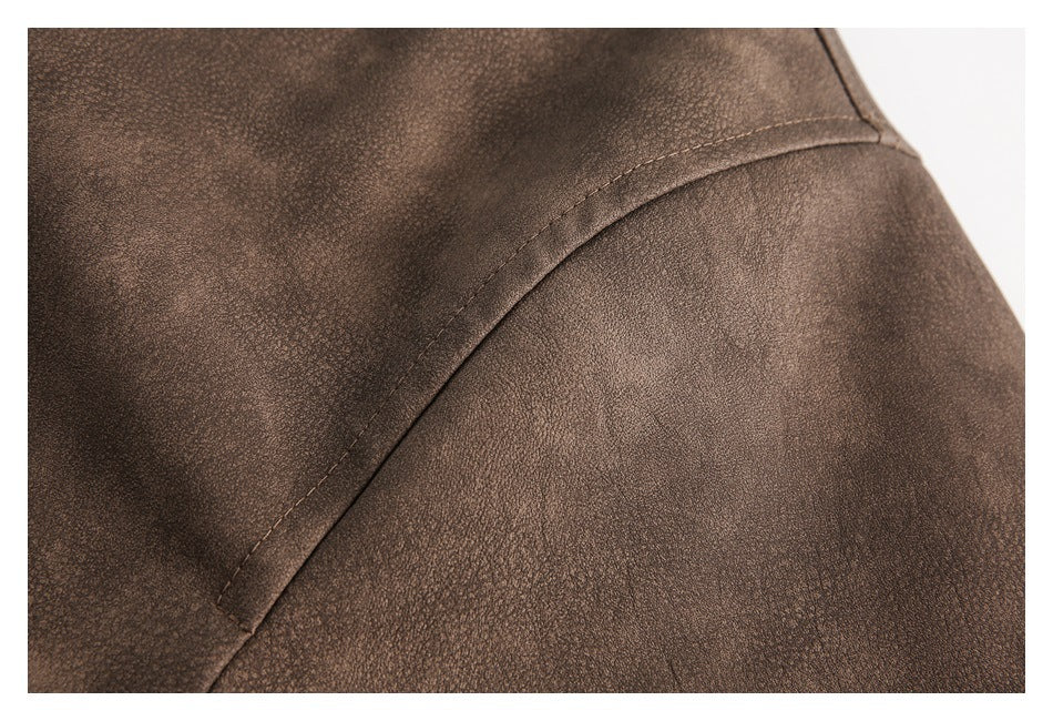 Chaqueta de vuelo unisex vintage de dos piezas con capucha