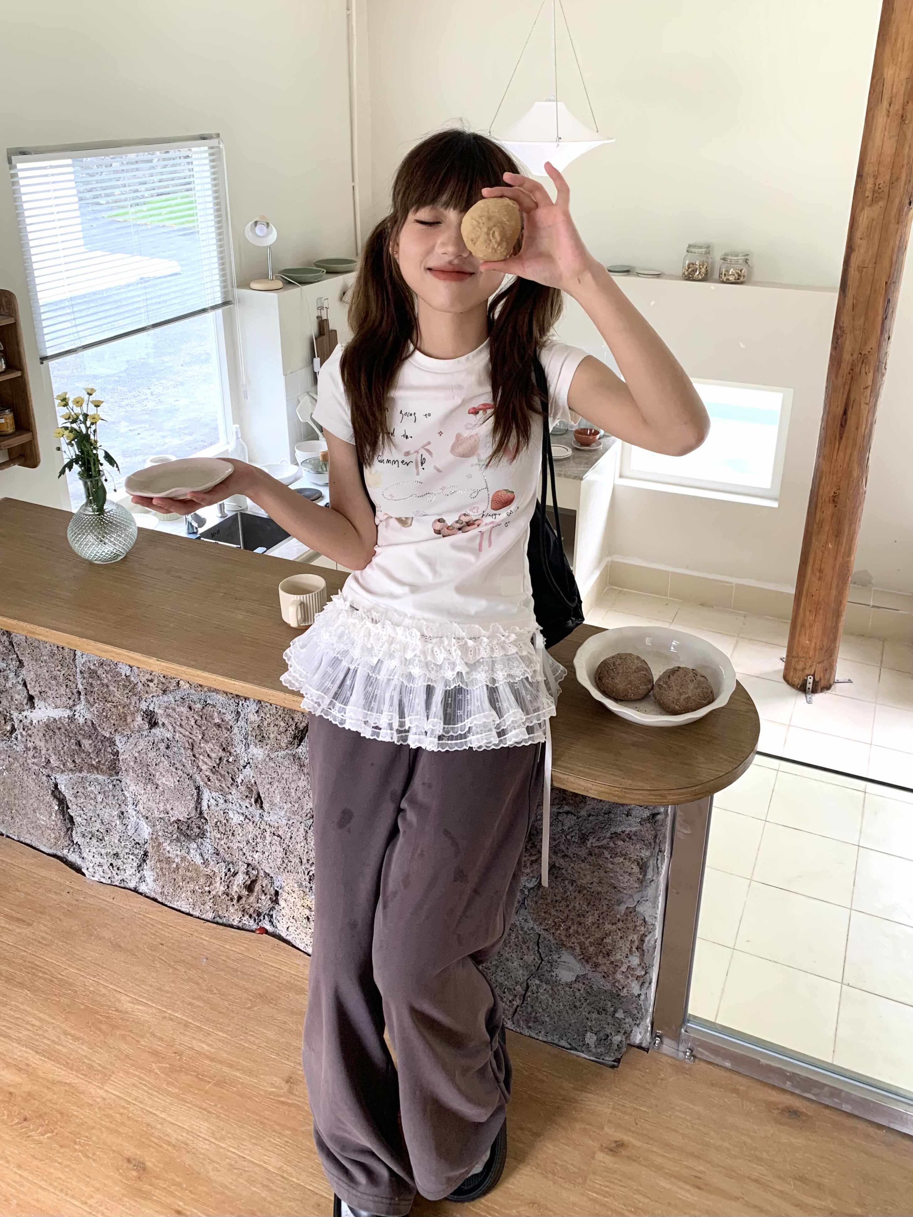 Graphic Rhinestone Short Sleeve T-Shirt