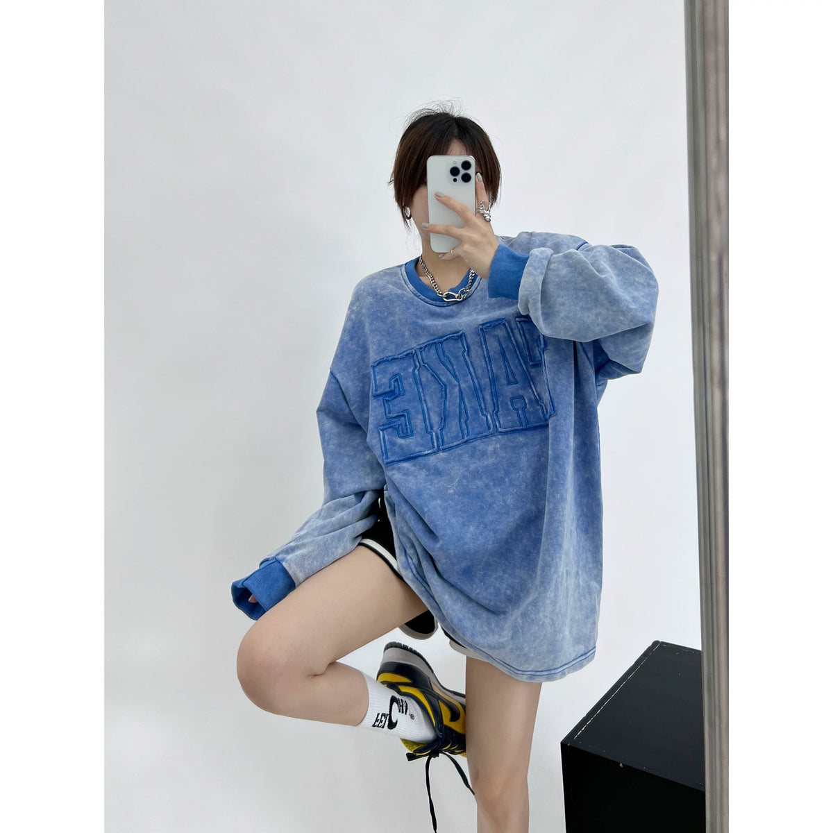Washed Oversized Sweatshirt